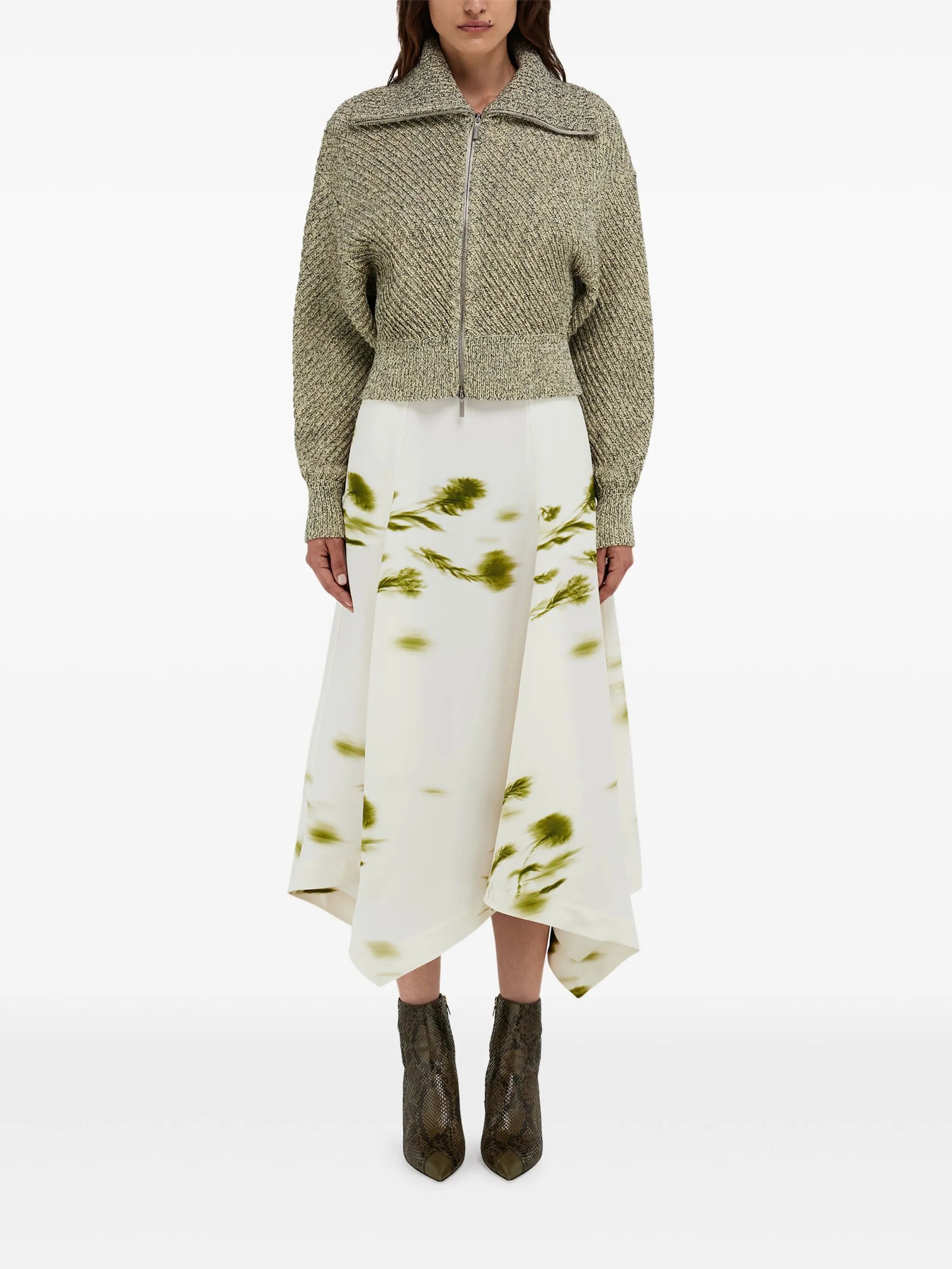 knitted bomber jacket