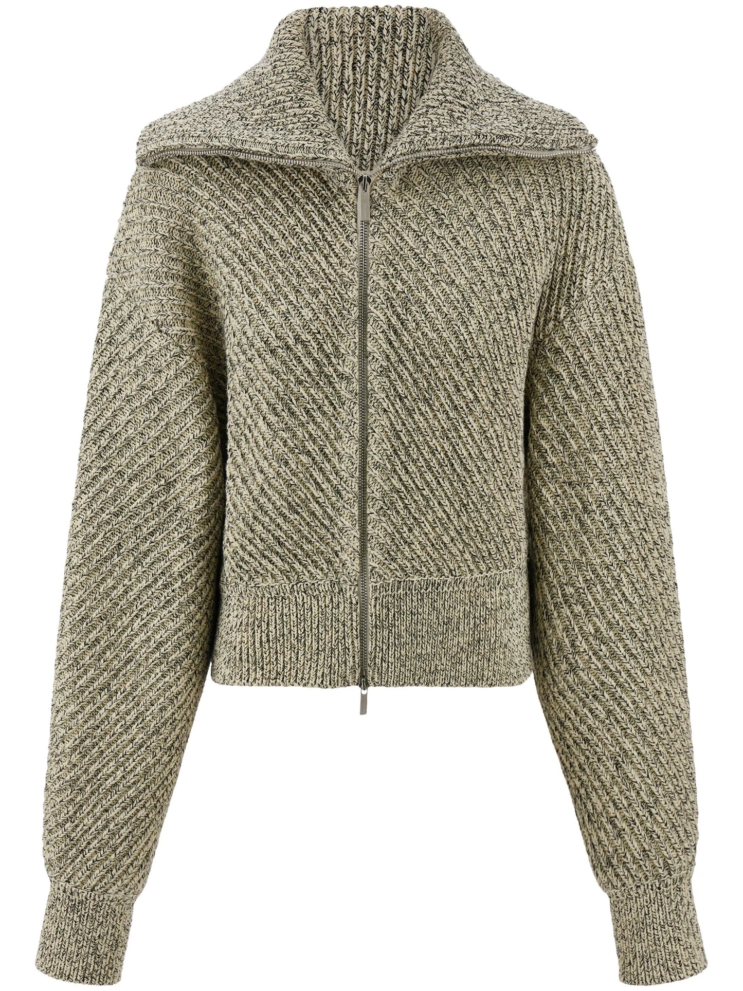 knitted bomber jacket