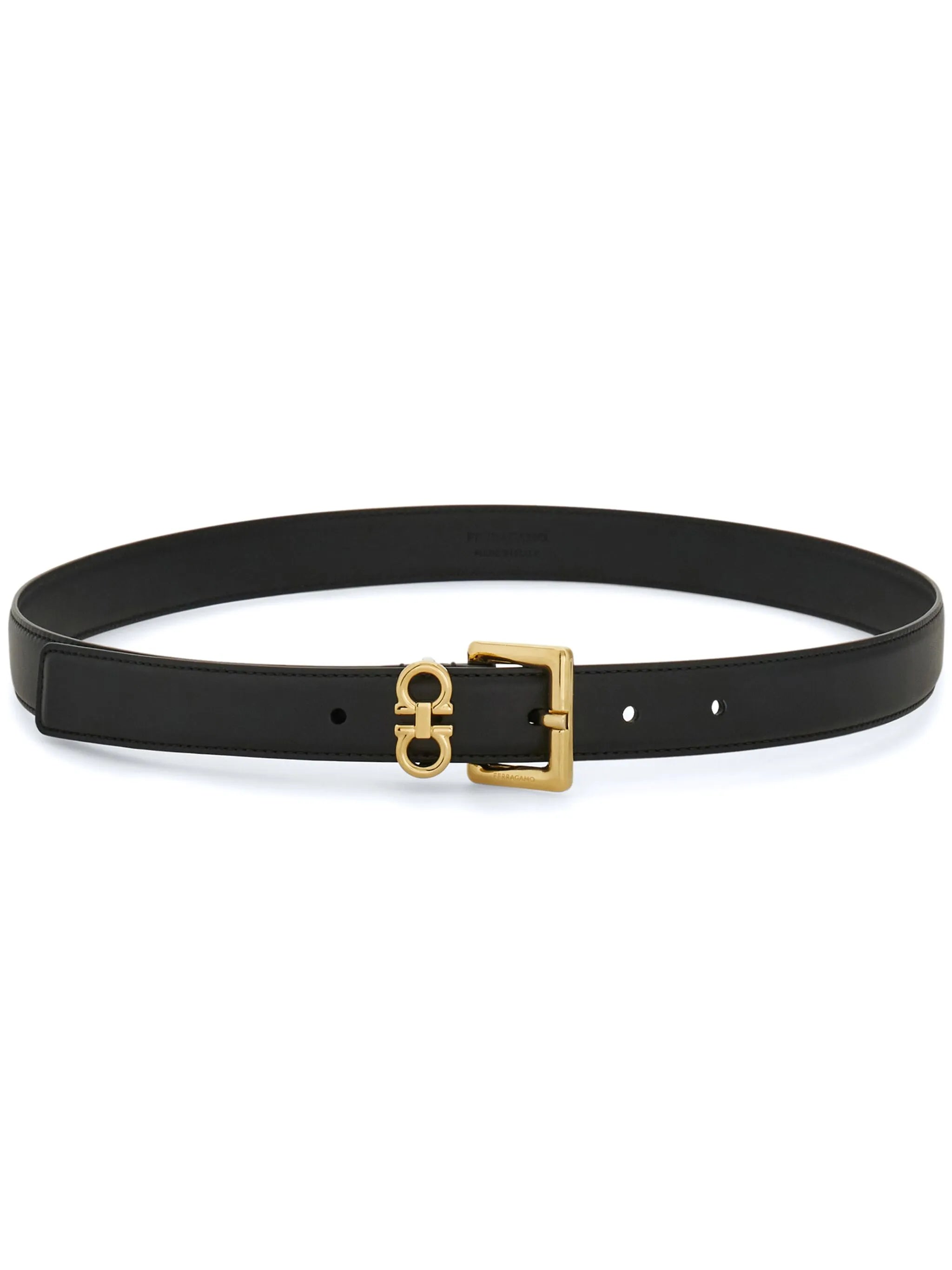 double Gancini fixed belt