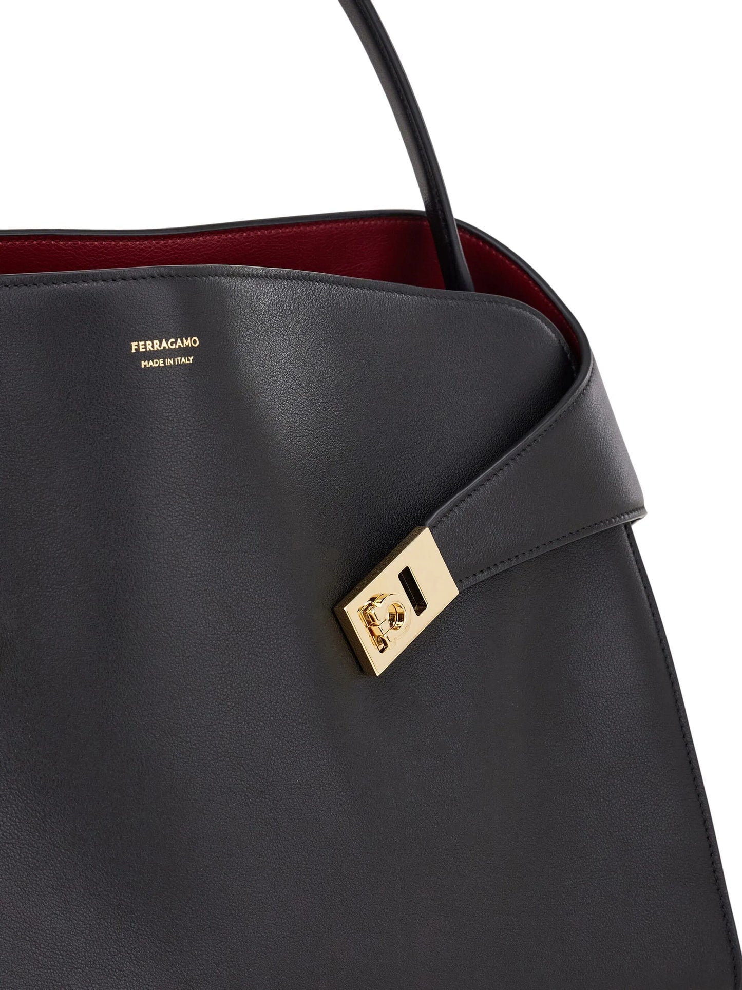 Hug soft bicolor shoulder bag L