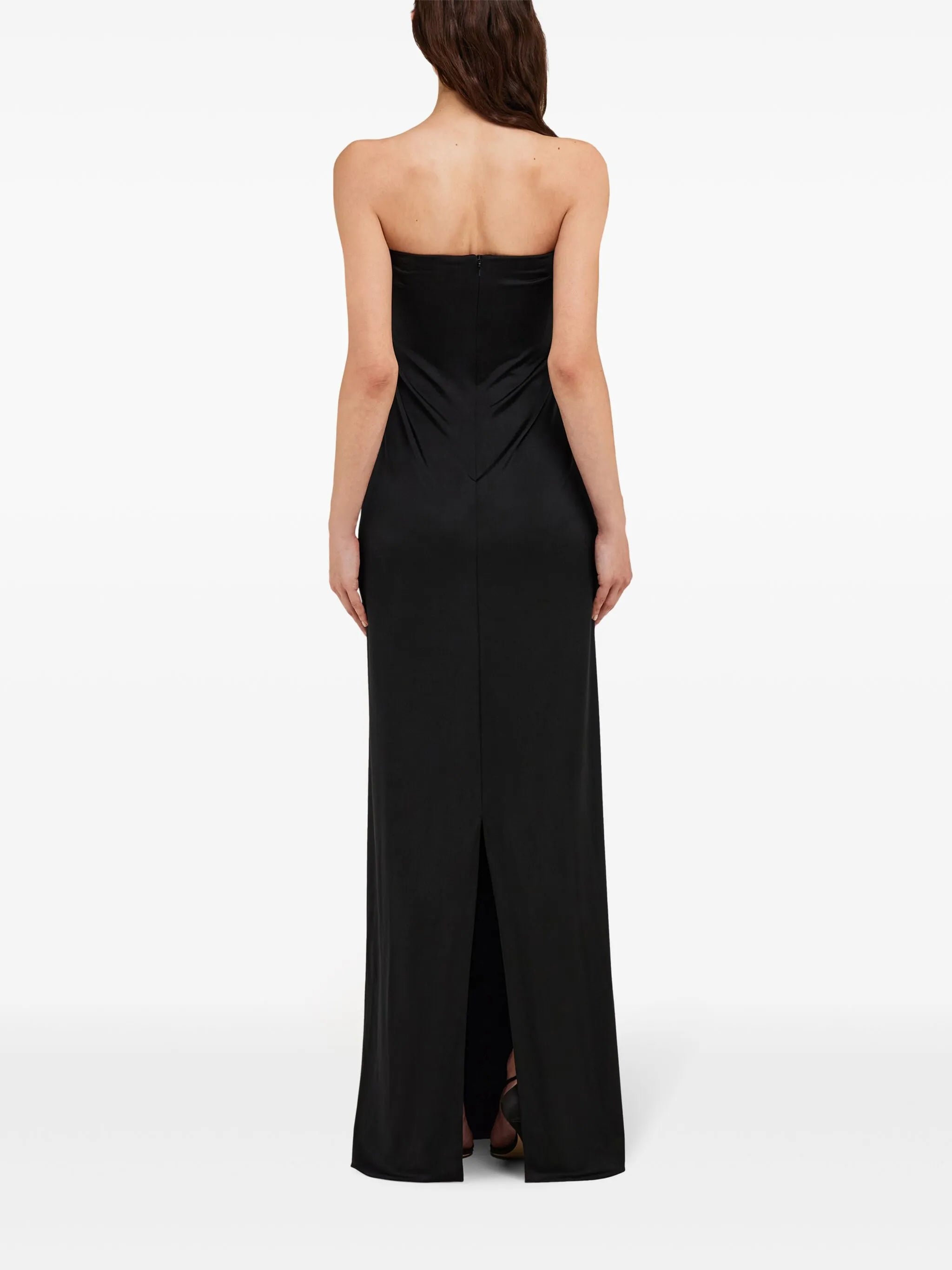 strapless maxi dress