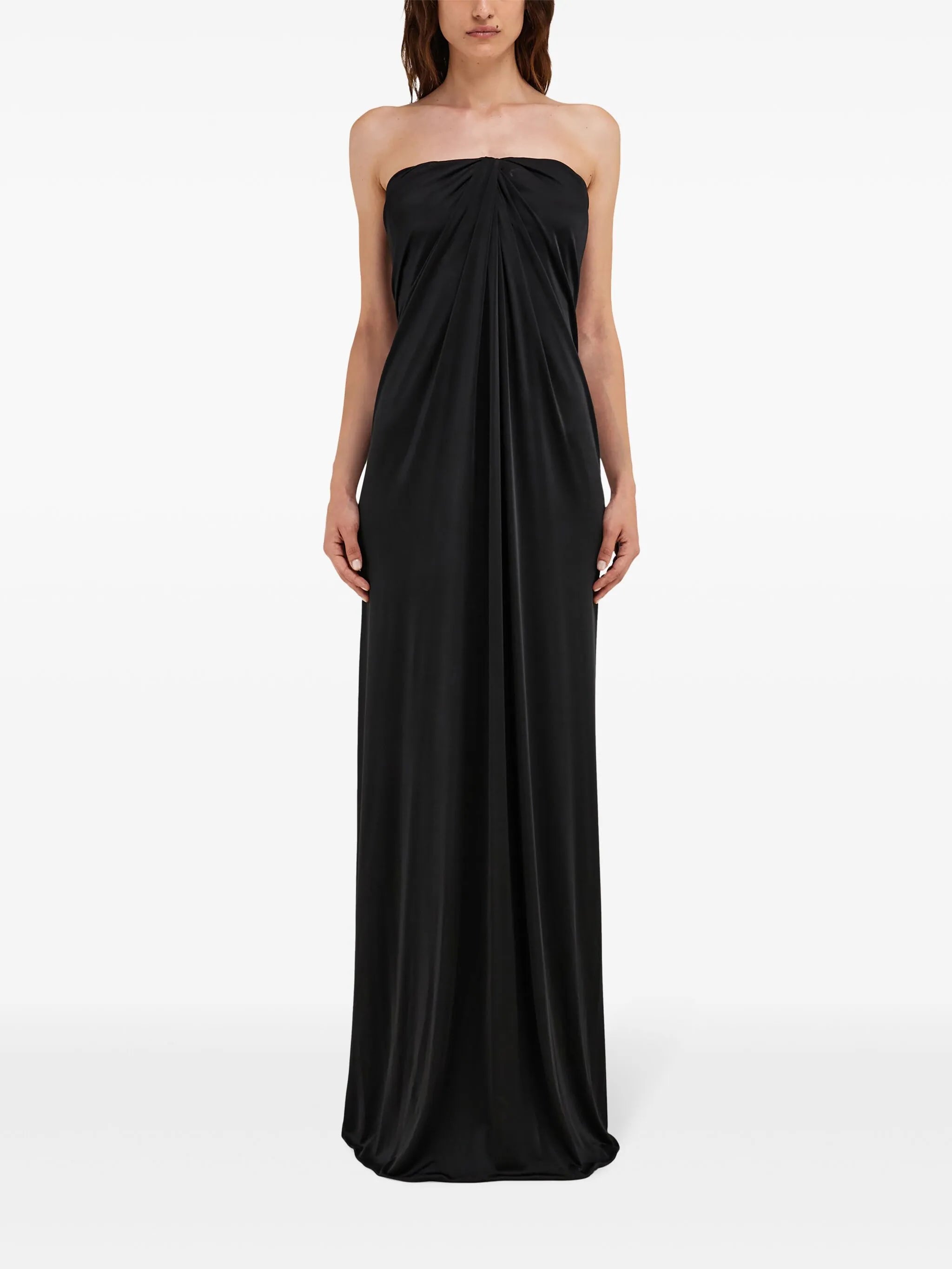 strapless maxi dress
