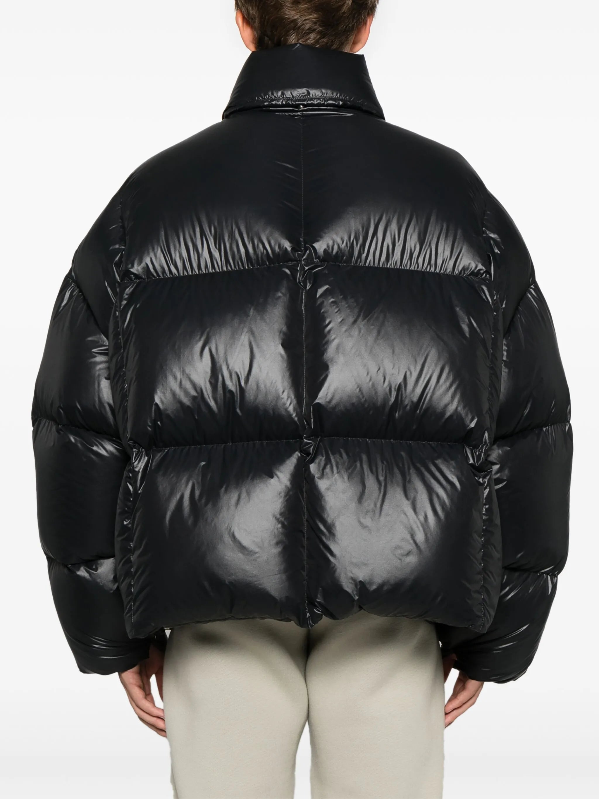 zip-up puffer jacket