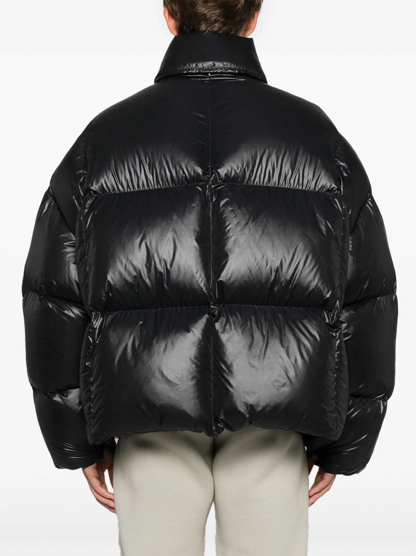 zip-up puffer jacket
