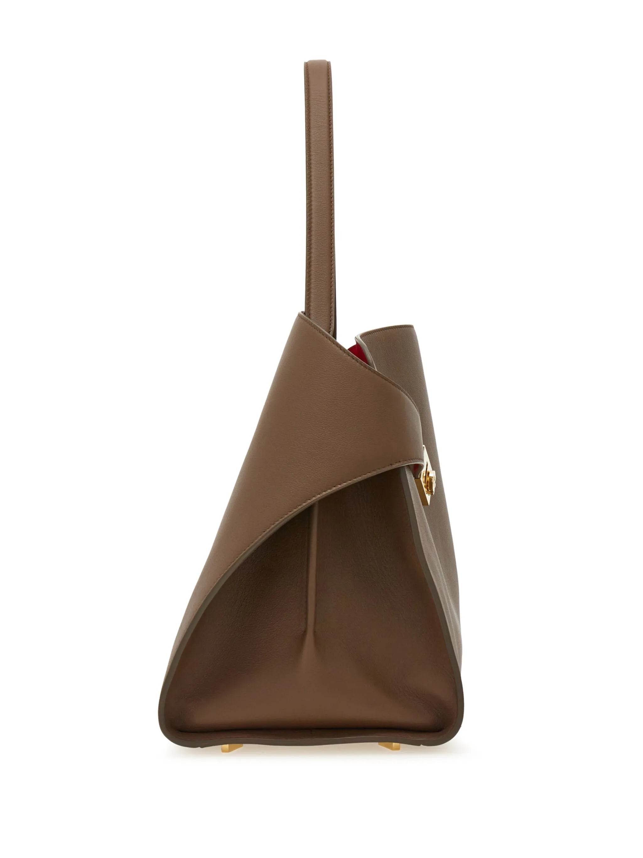 Hug soft bicolor shoulder bag L