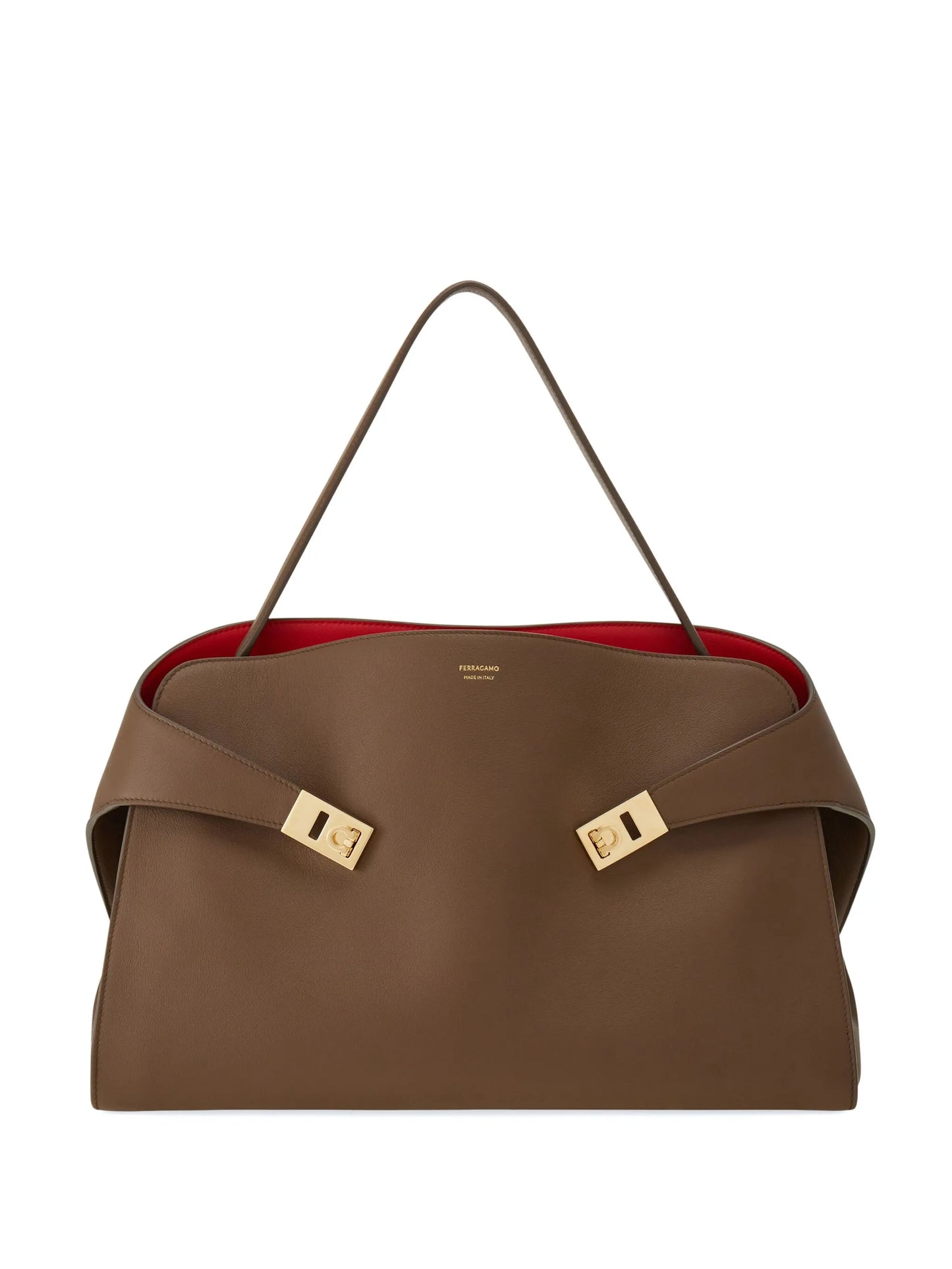 Hug soft bicolor shoulder bag L