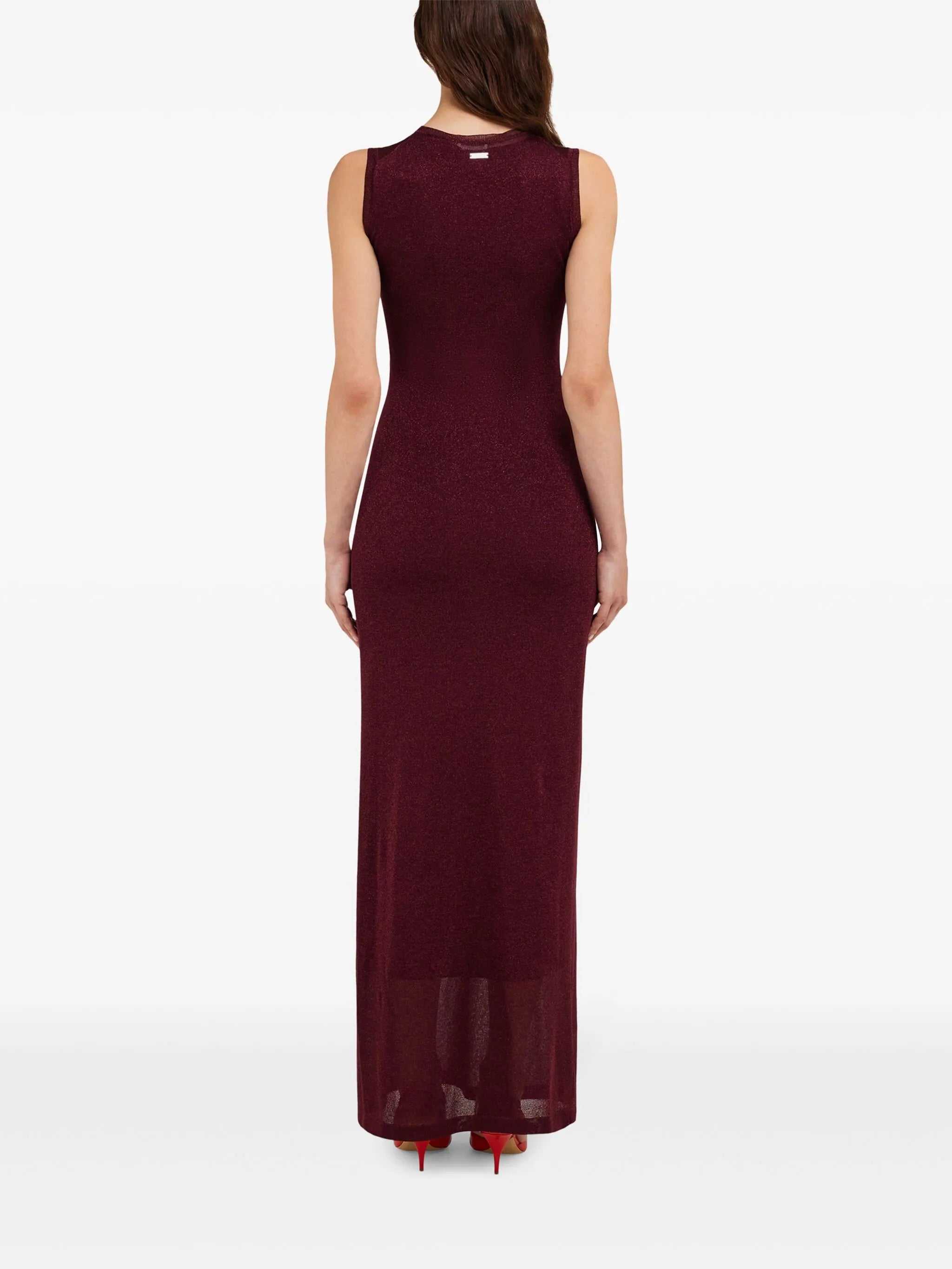 lurex maxi dress