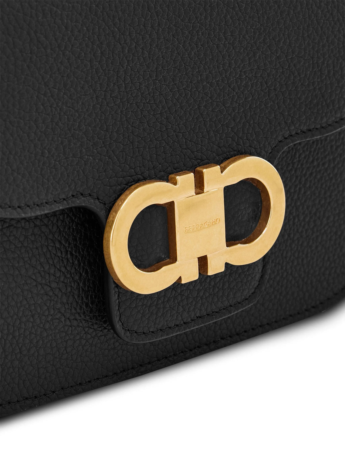 Double Gancini North-South cross body bag