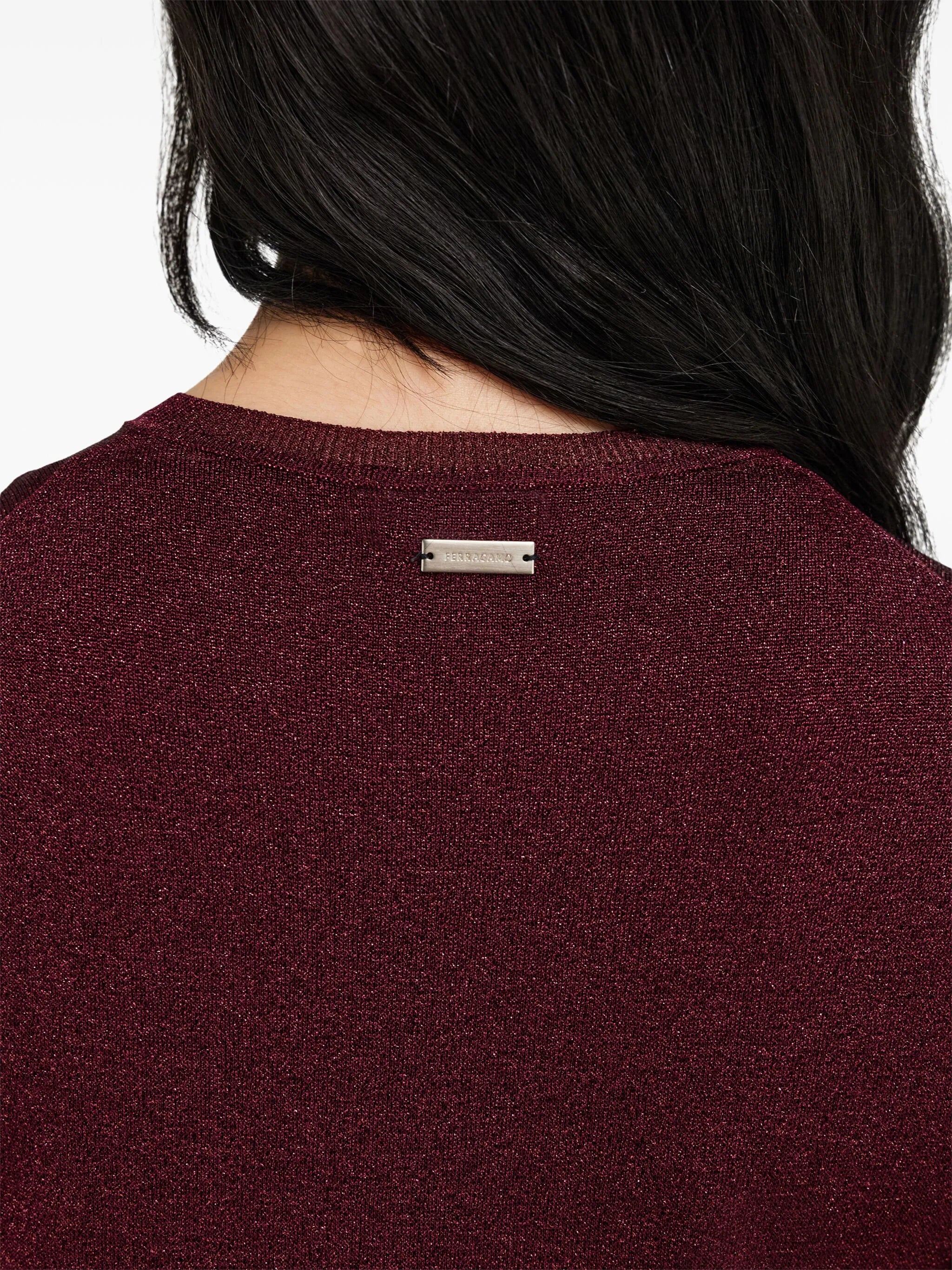 lurex-detail cardi-coat