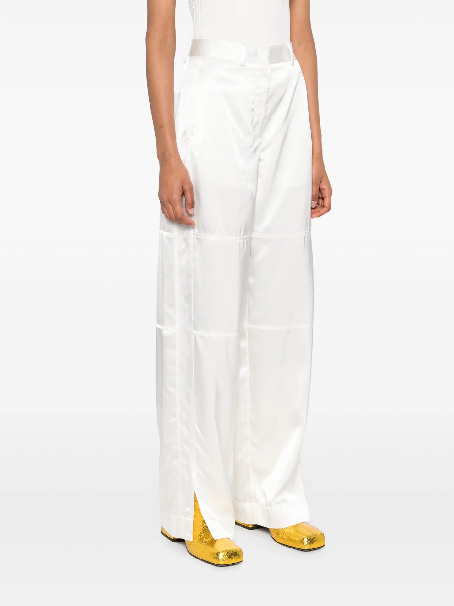 satin trousers