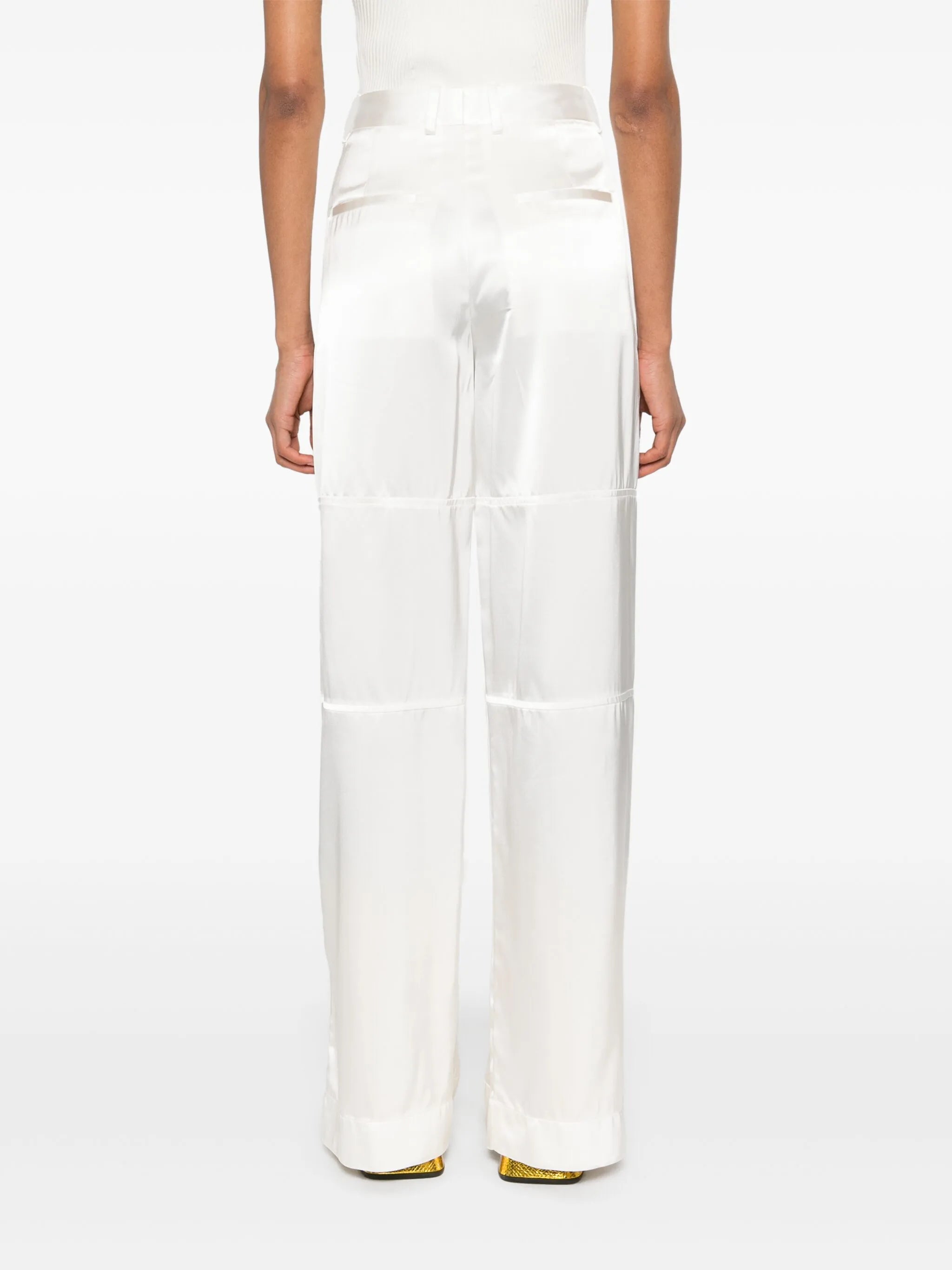 satin trousers