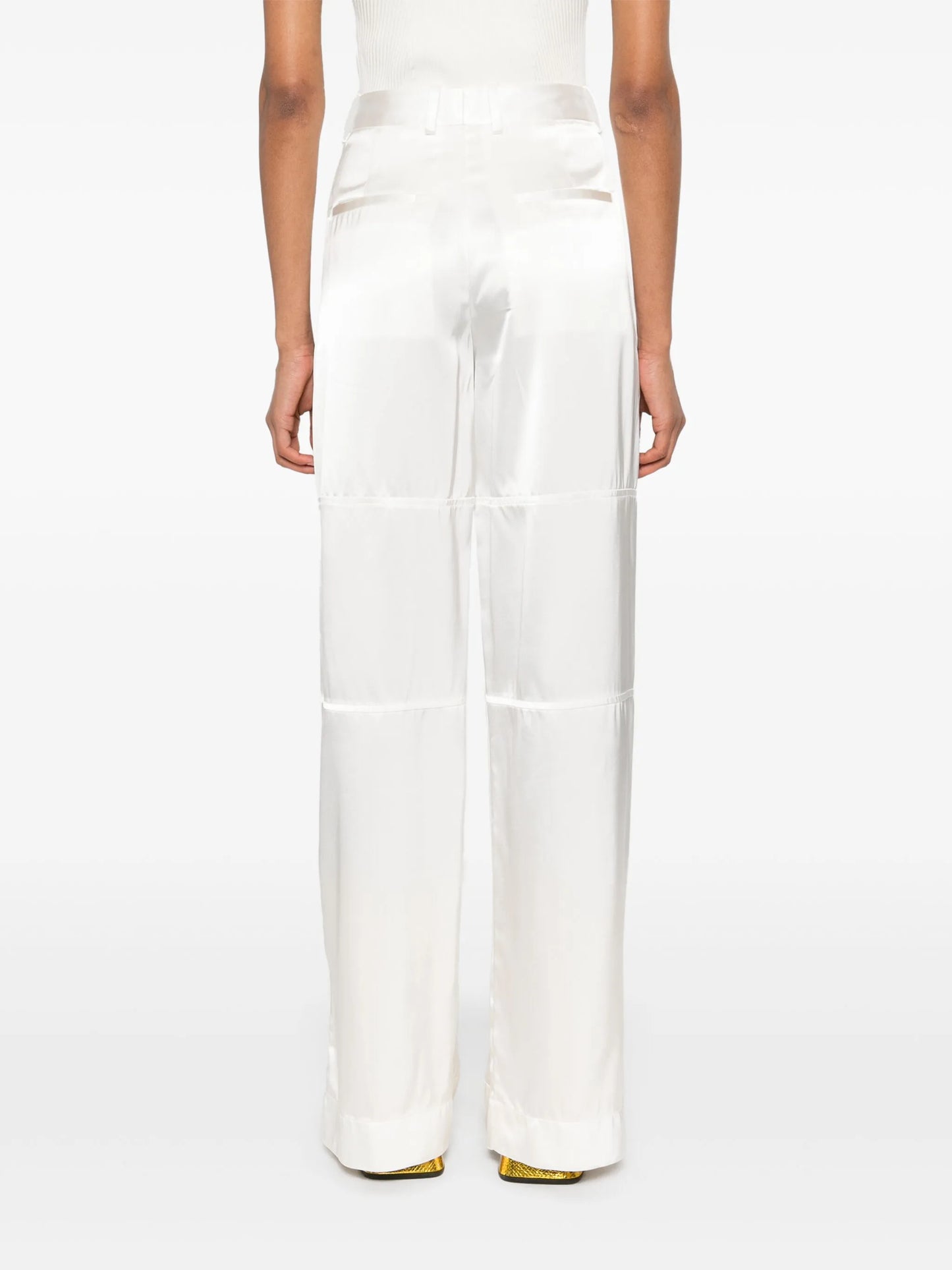 satin trousers