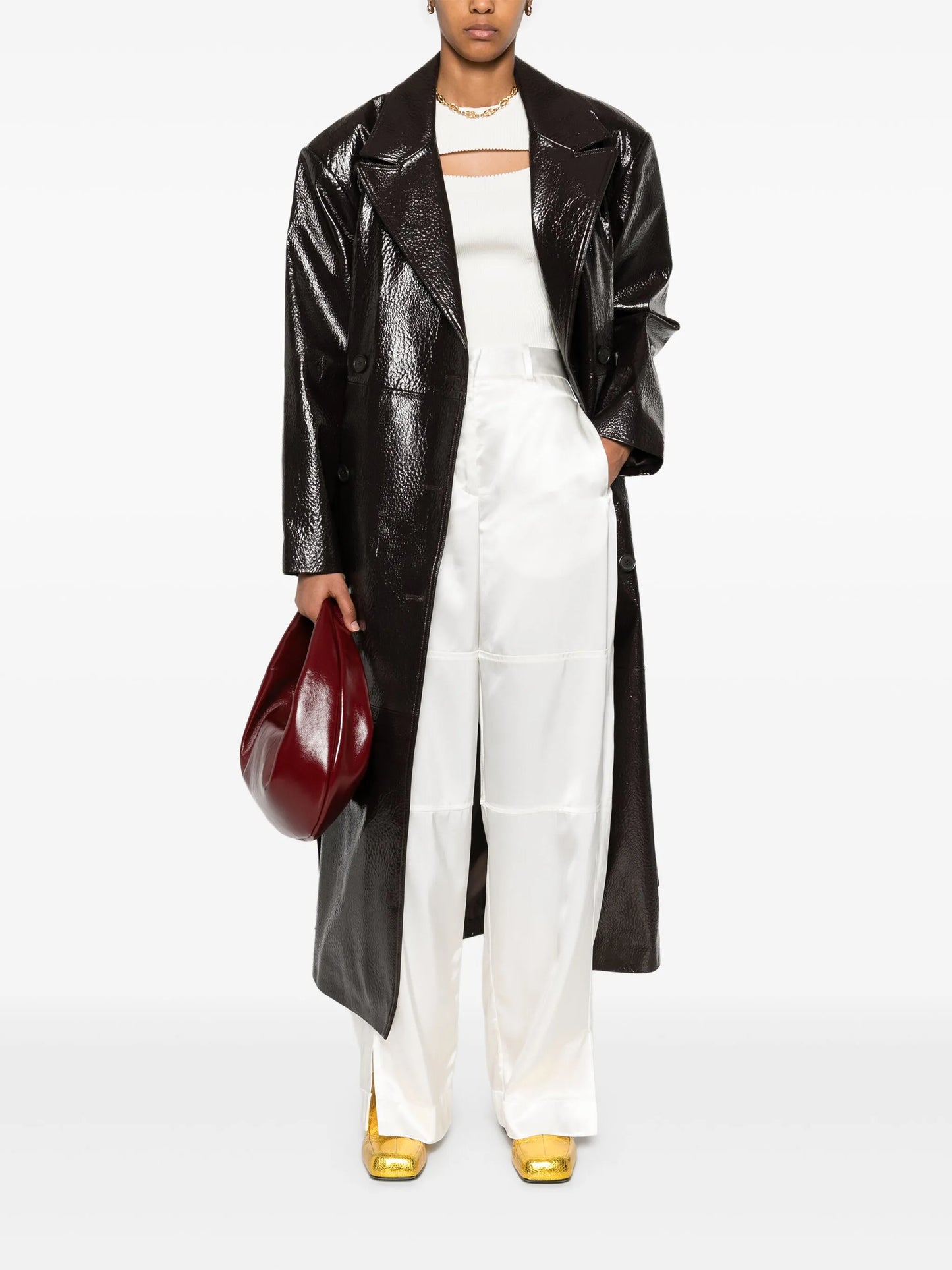 satin trousers