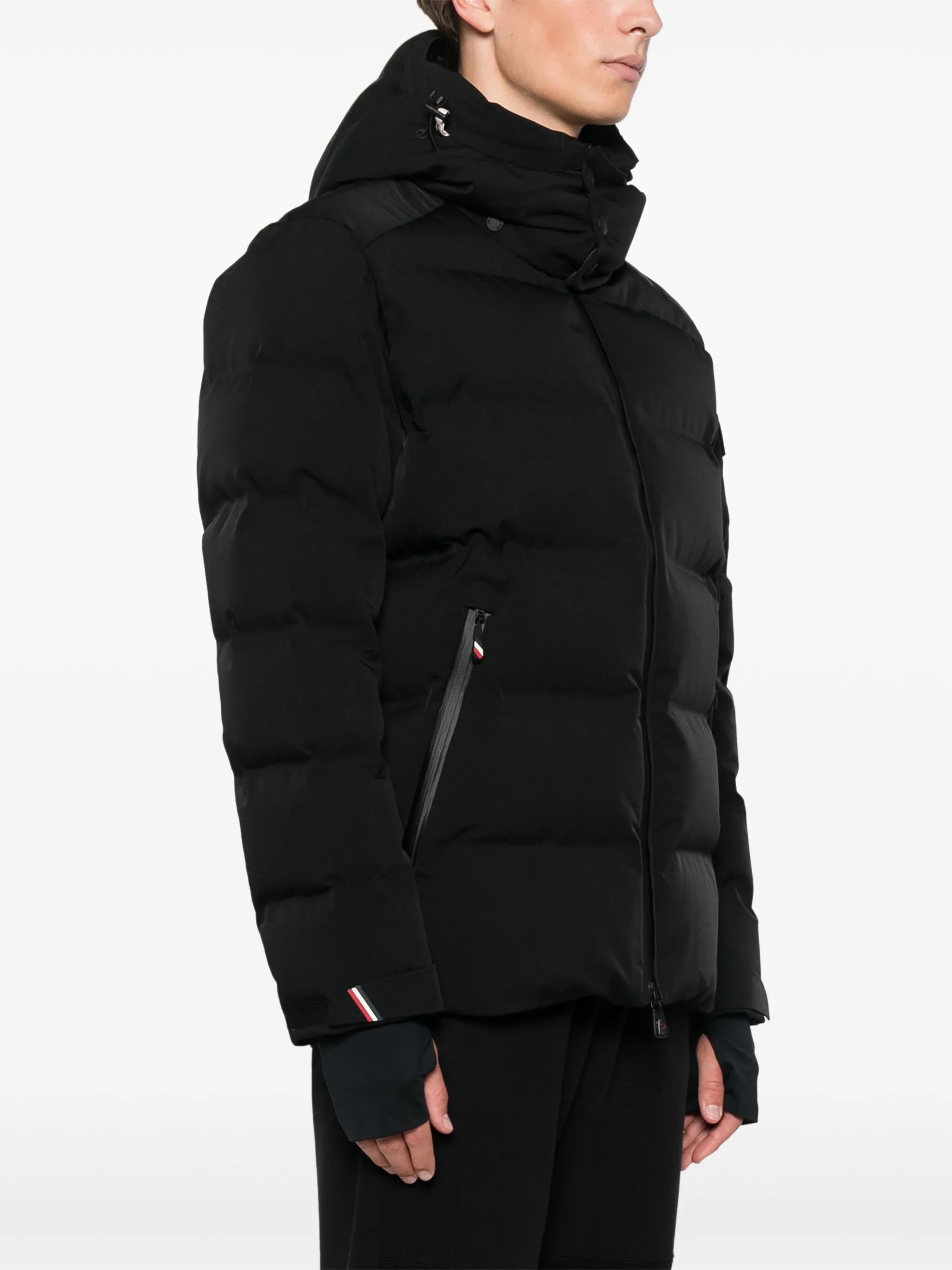 hooded padded jacket