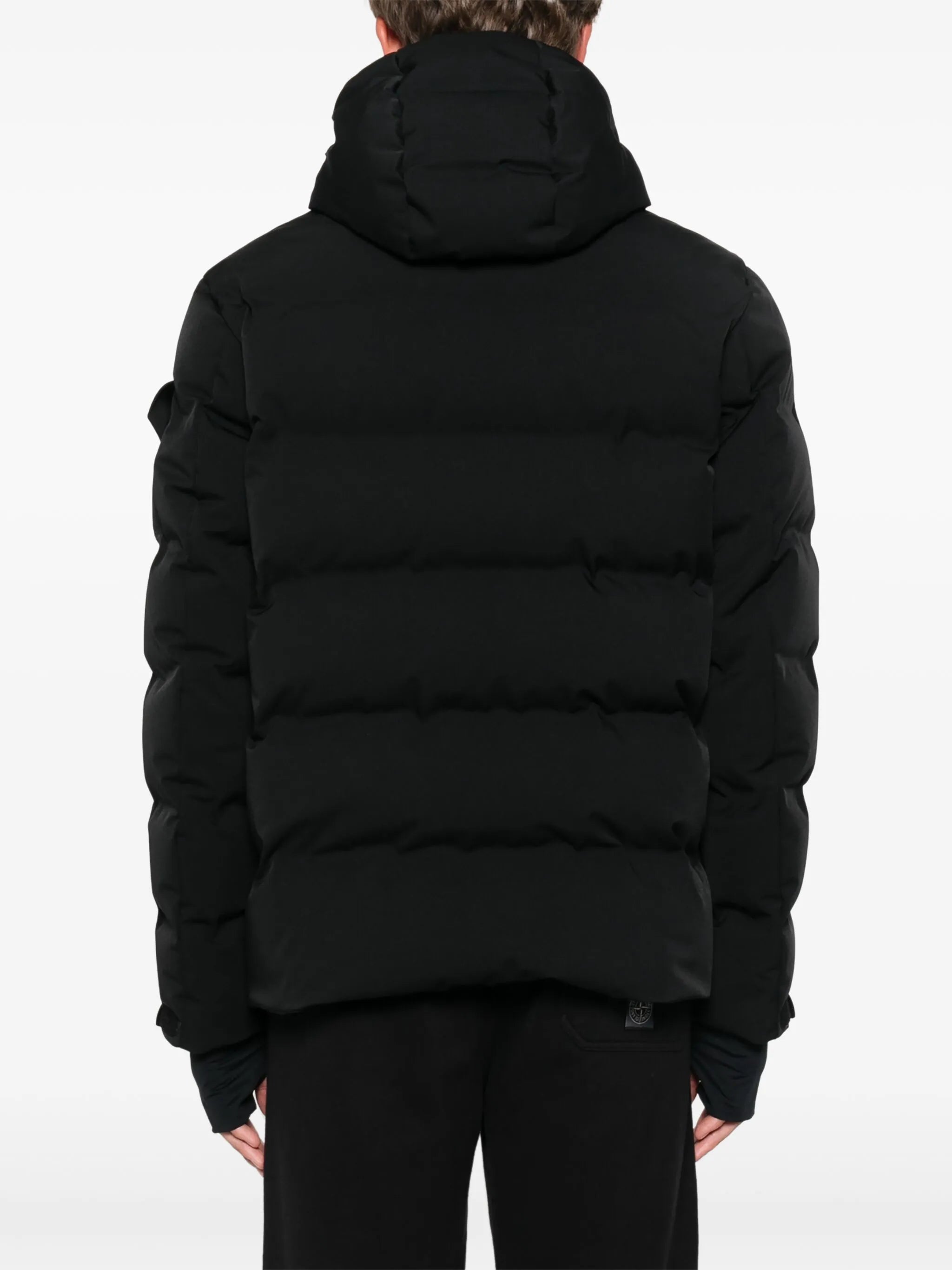 hooded padded jacket