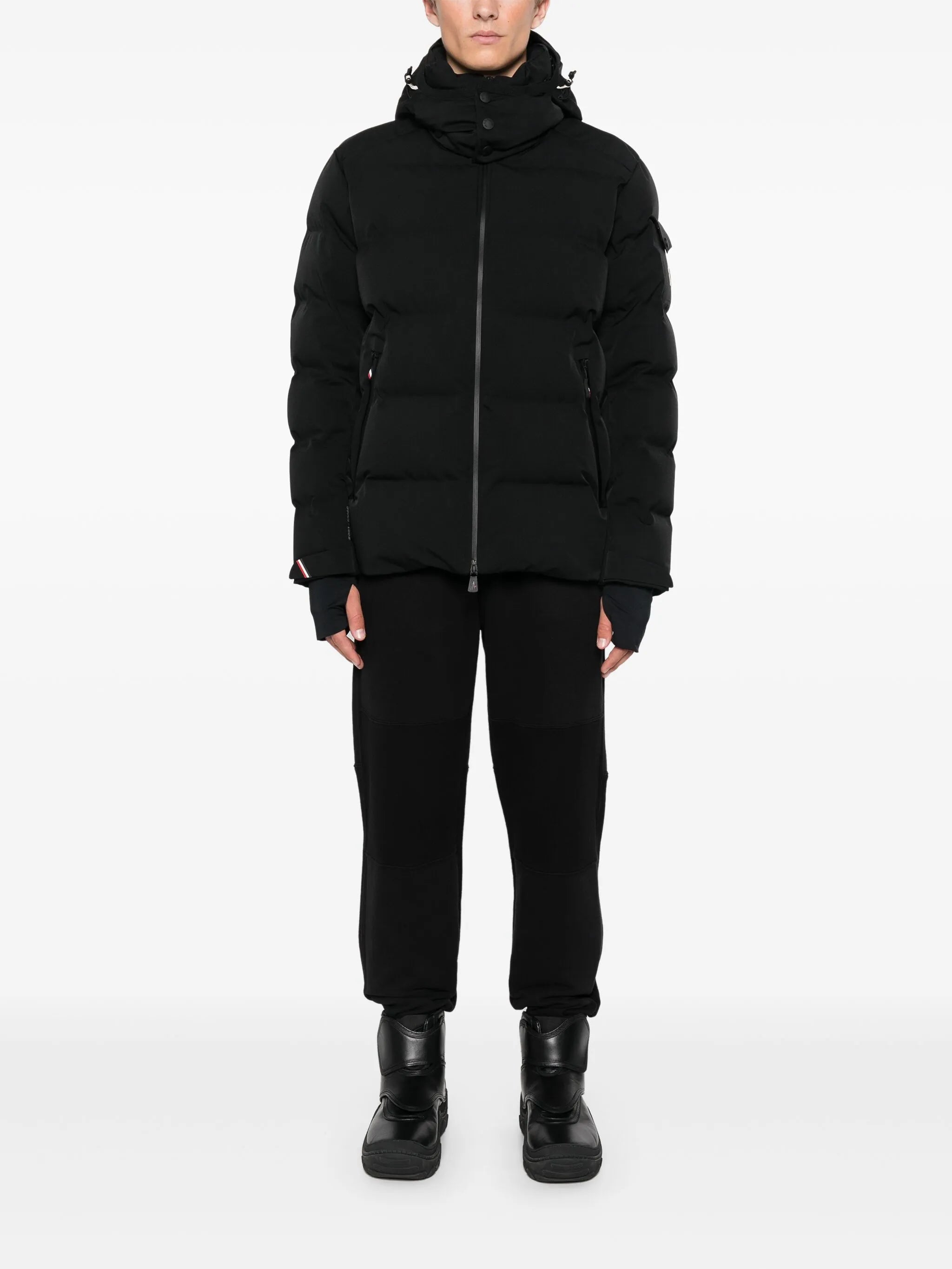 hooded padded jacket