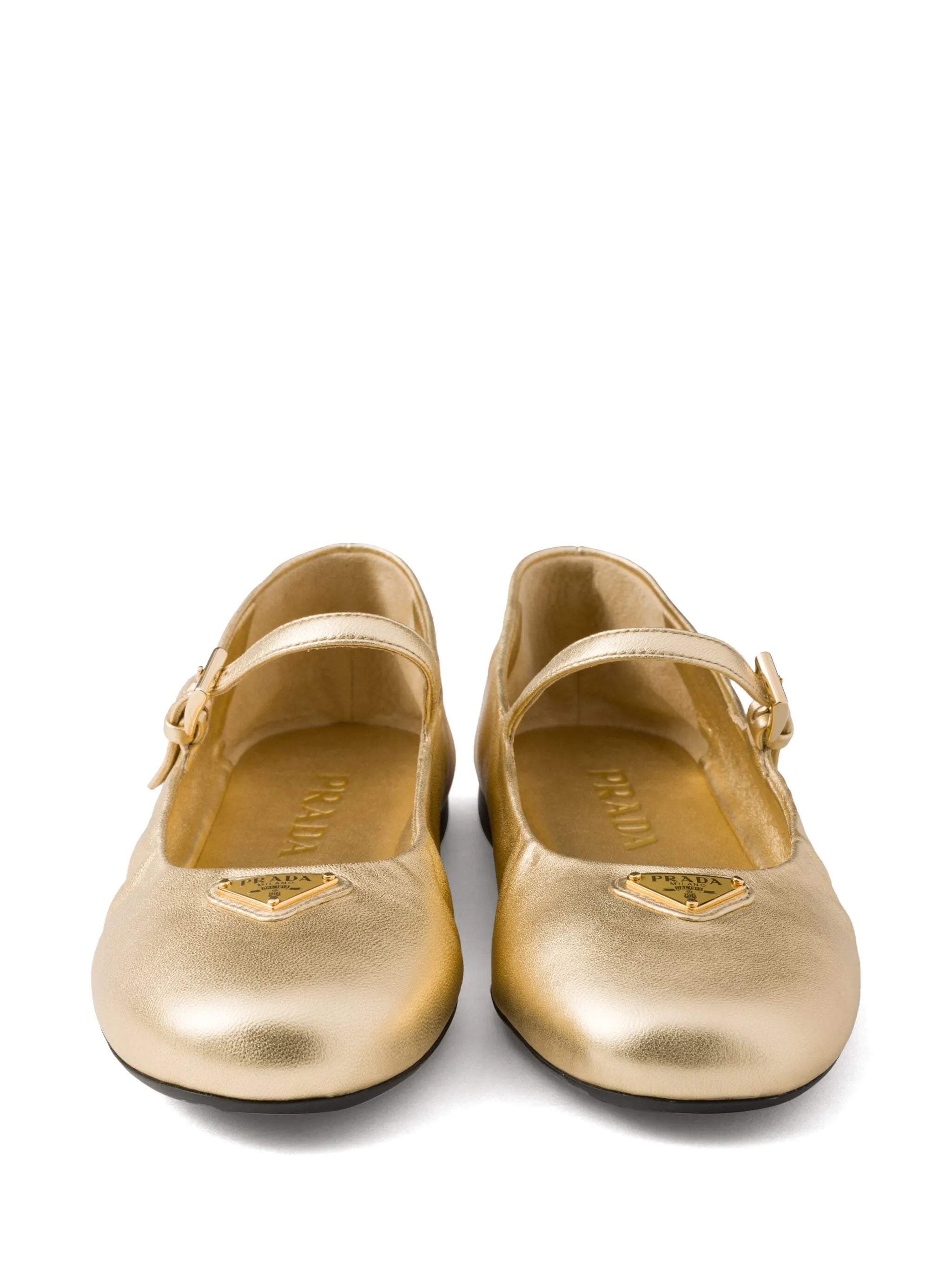 leather ballerina shoes