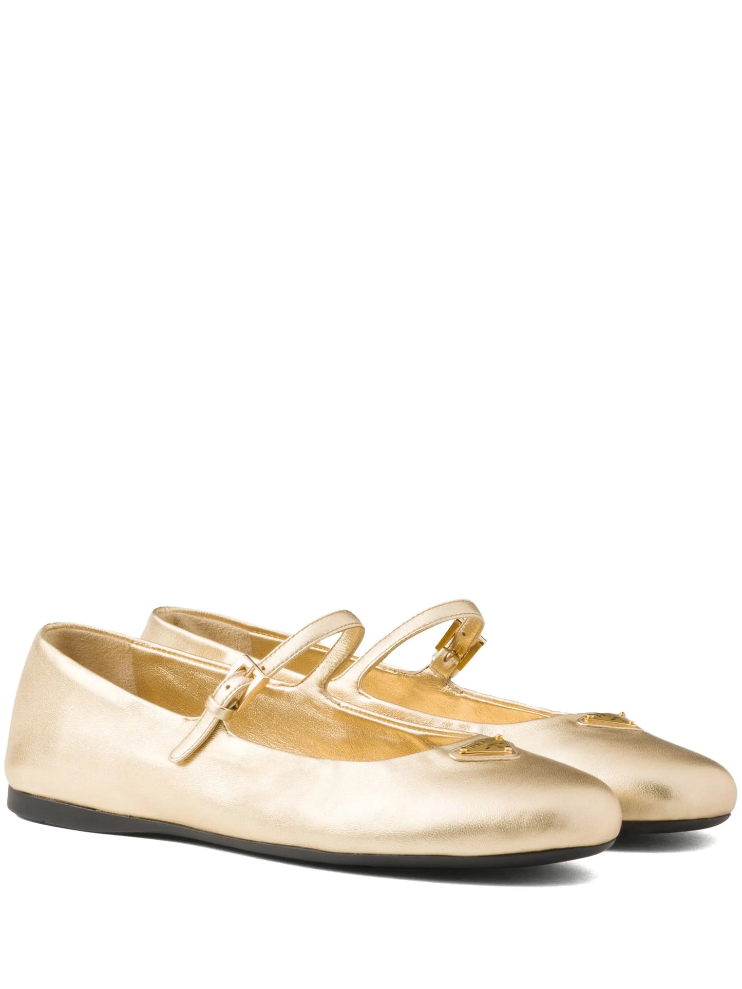 leather ballerina shoes