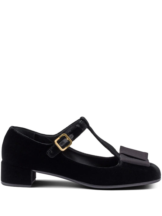 35mm velvet pumps