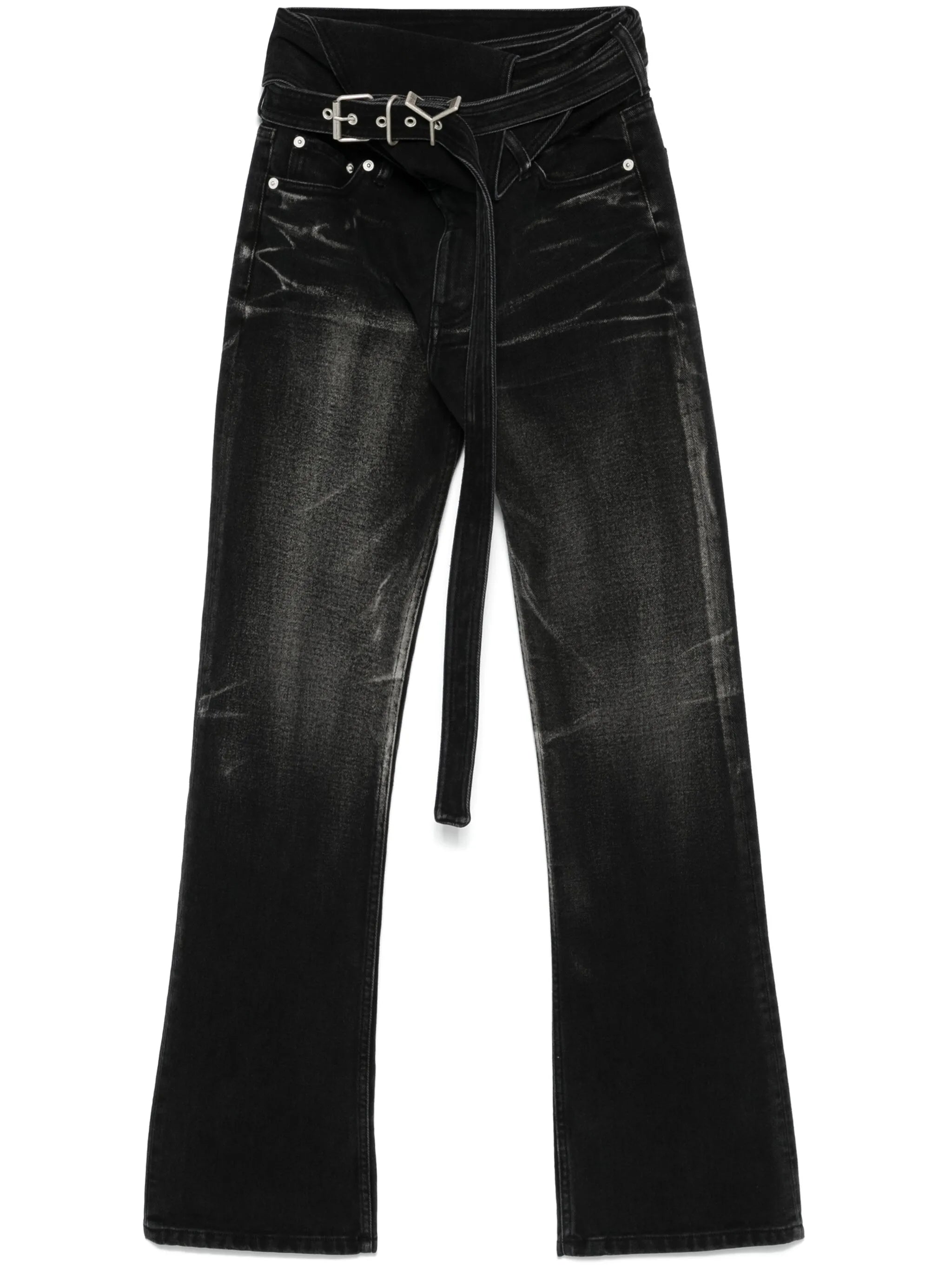 wrap belt jeans