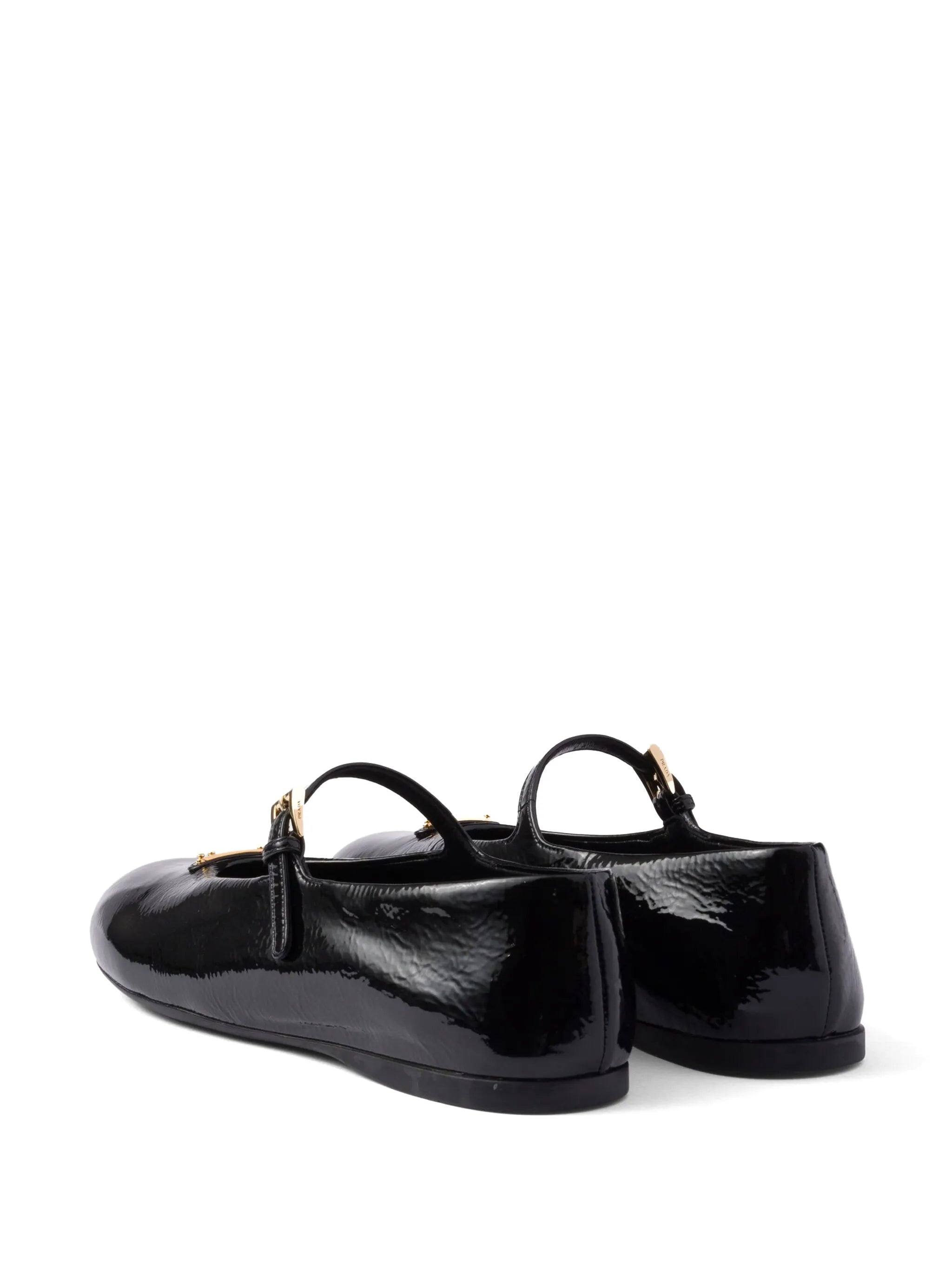 leather ballerina shoes