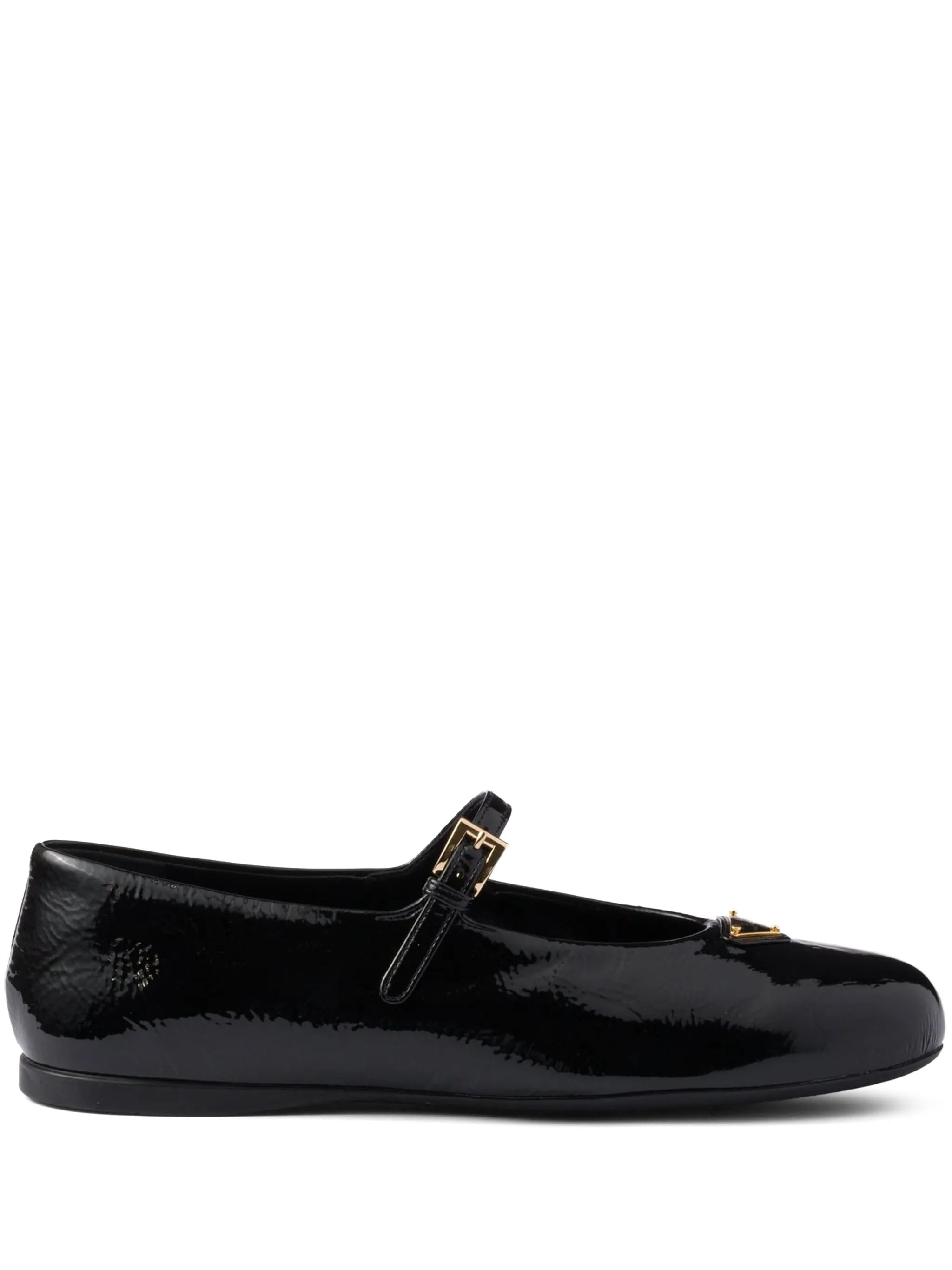 naplak patent leather ballerinas