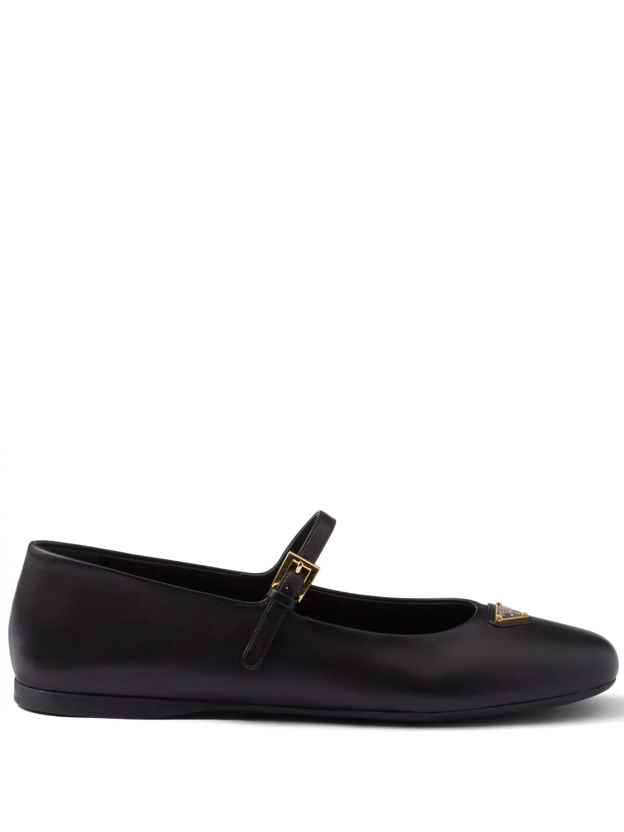 leather ballerina shoes