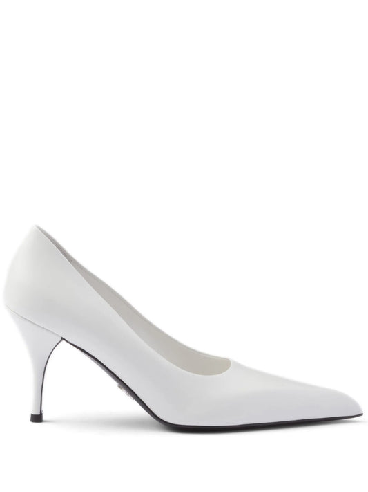 85mm leather pumps
