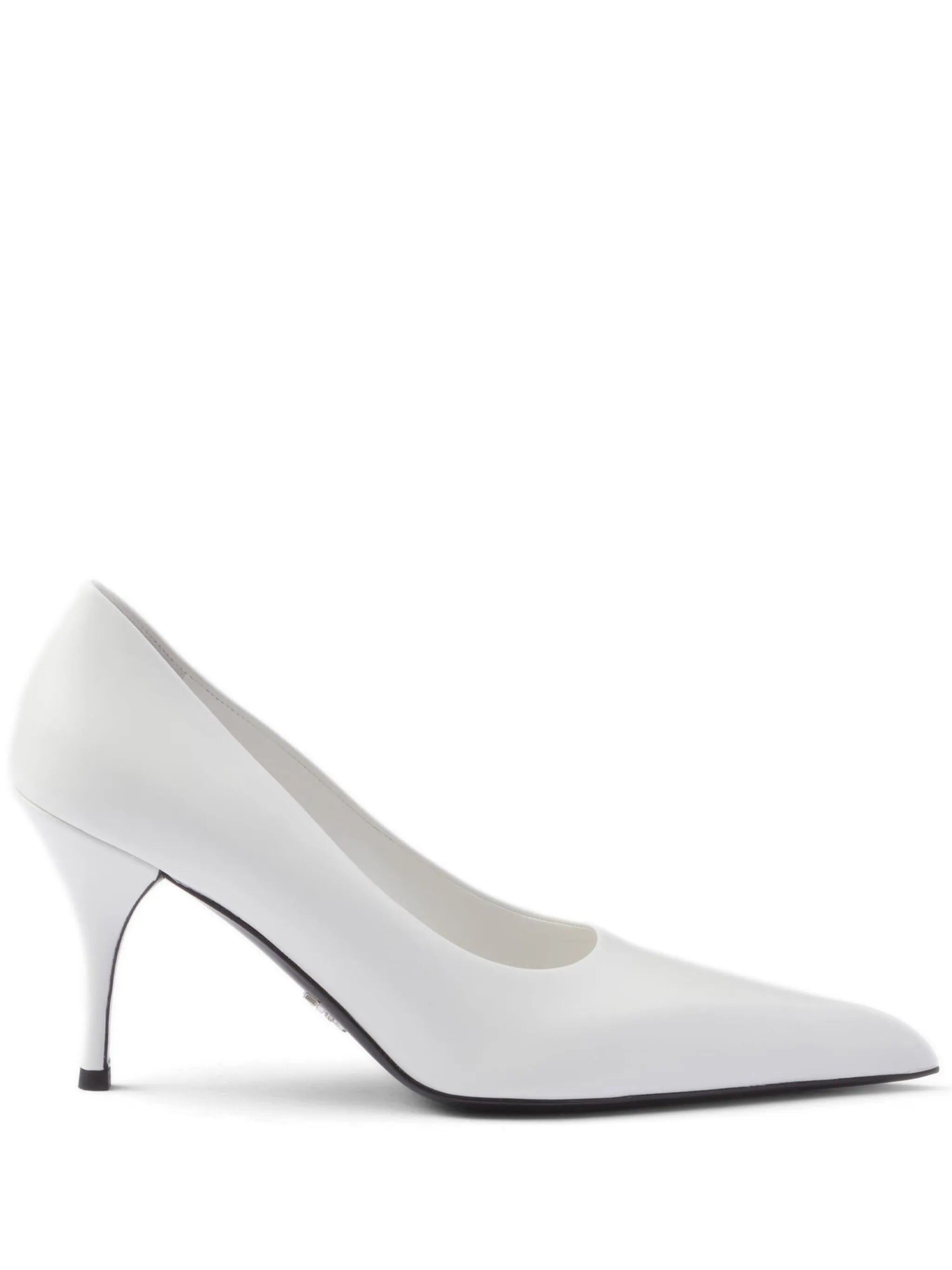 85mm leather pumps