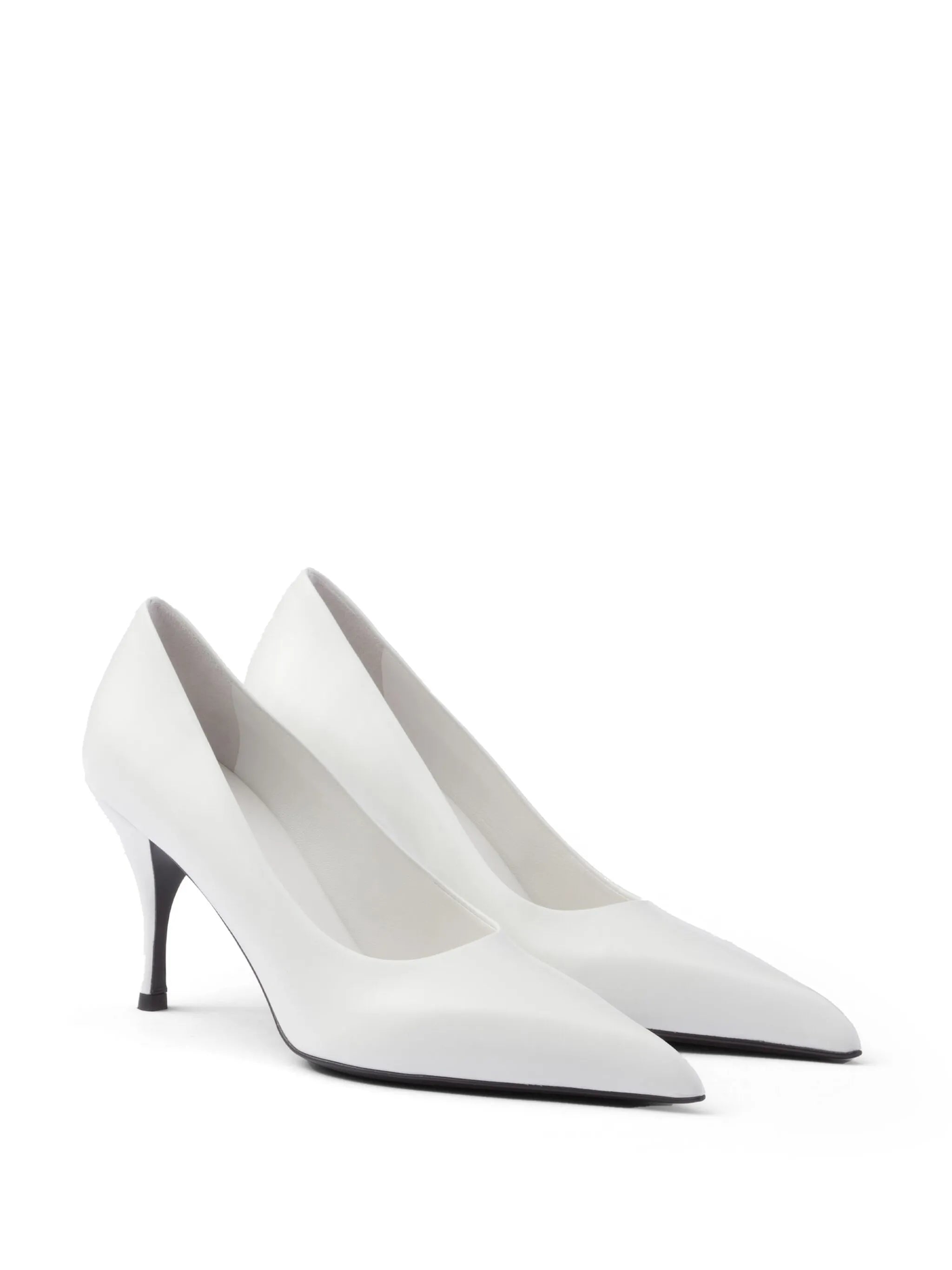 85mm leather pumps