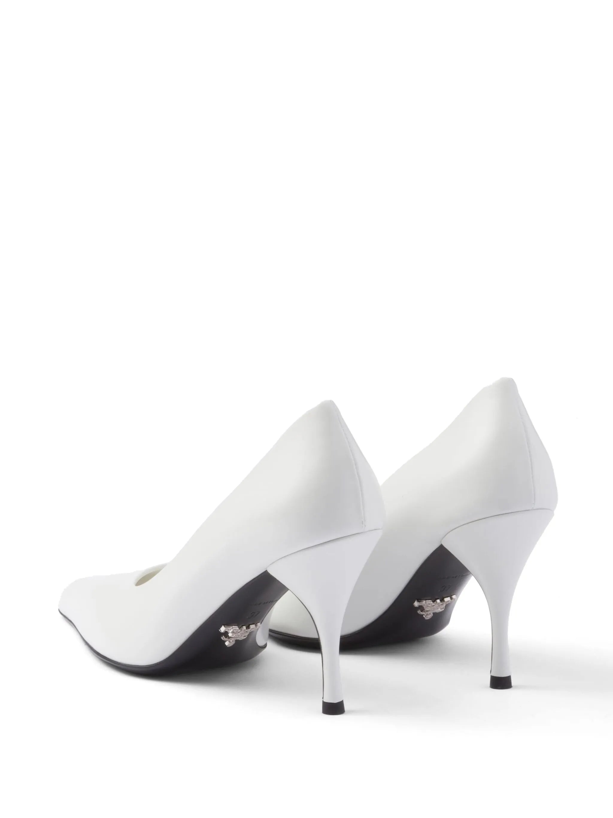 85mm leather pumps