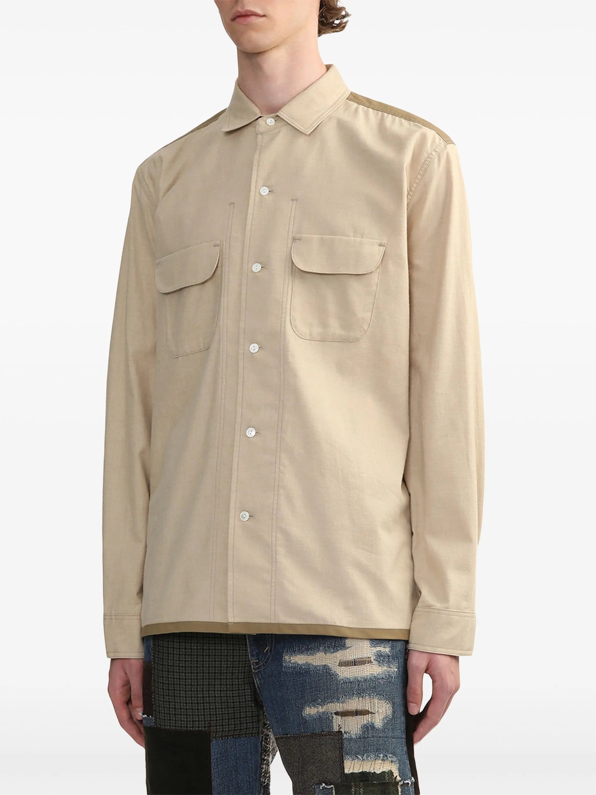 buttoned cotton shirt