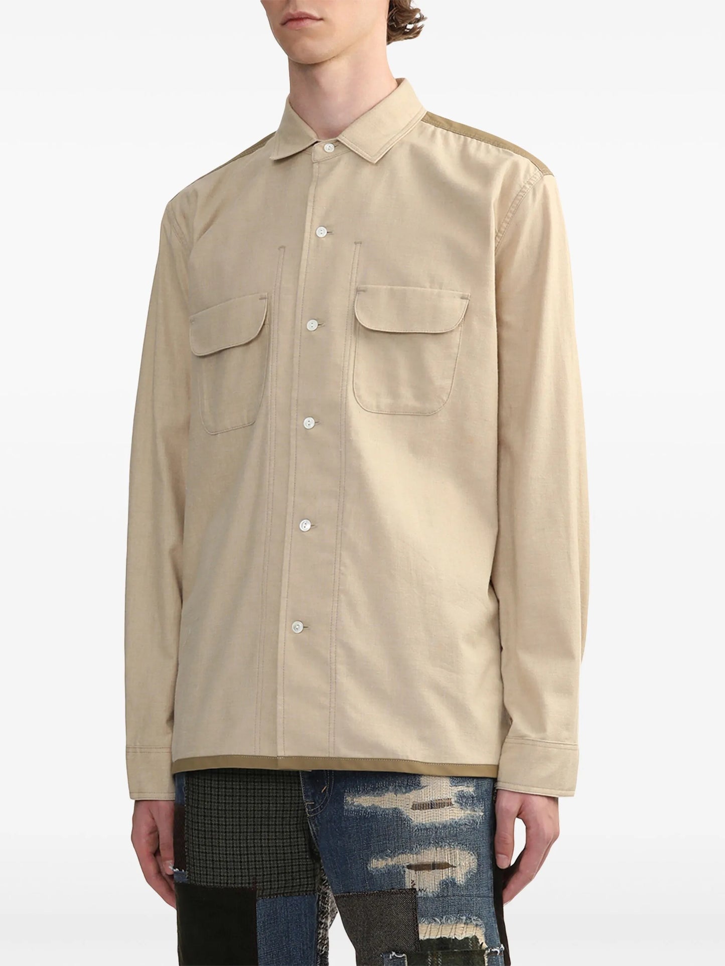 buttoned cotton shirt