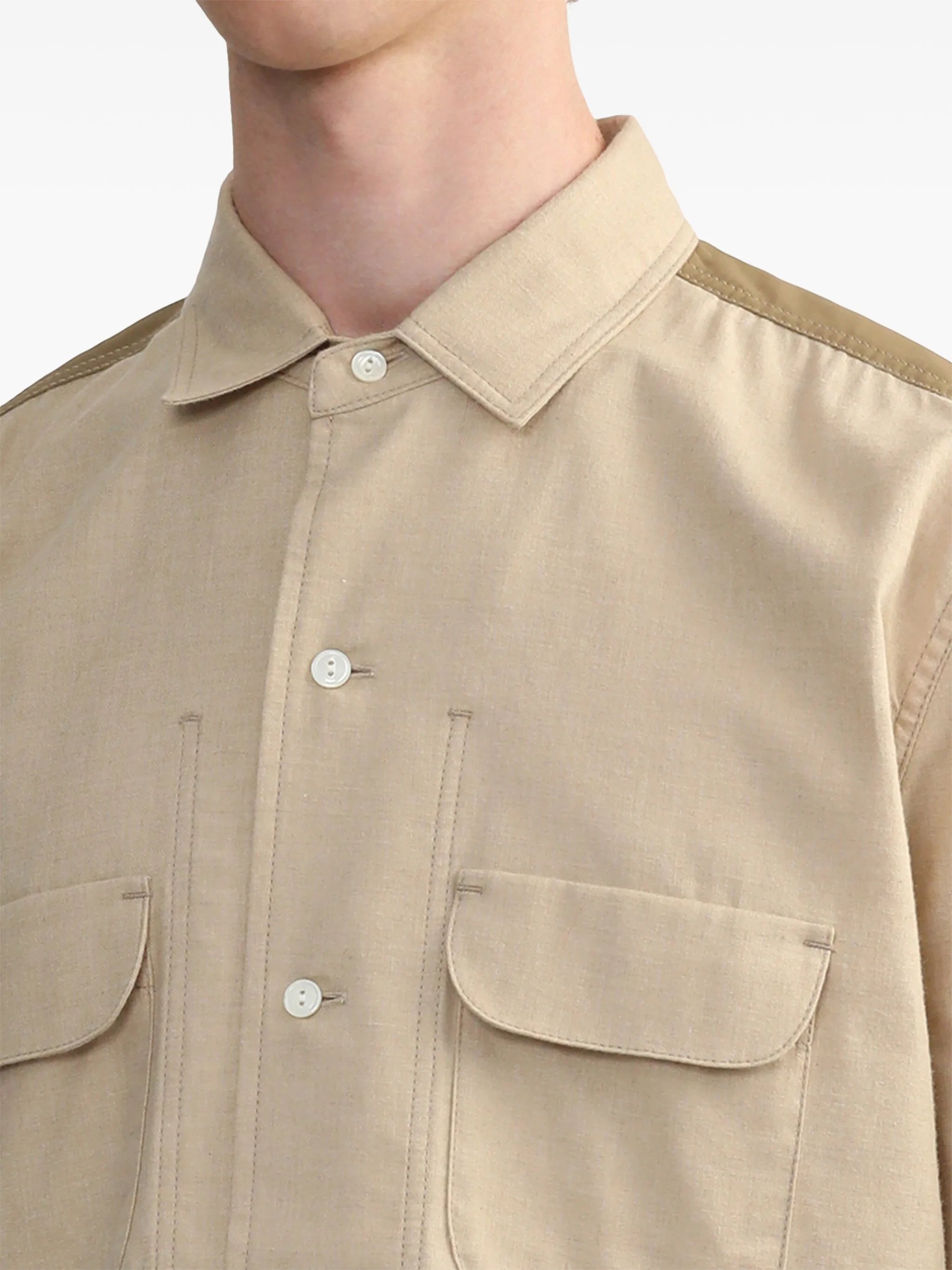 buttoned cotton shirt