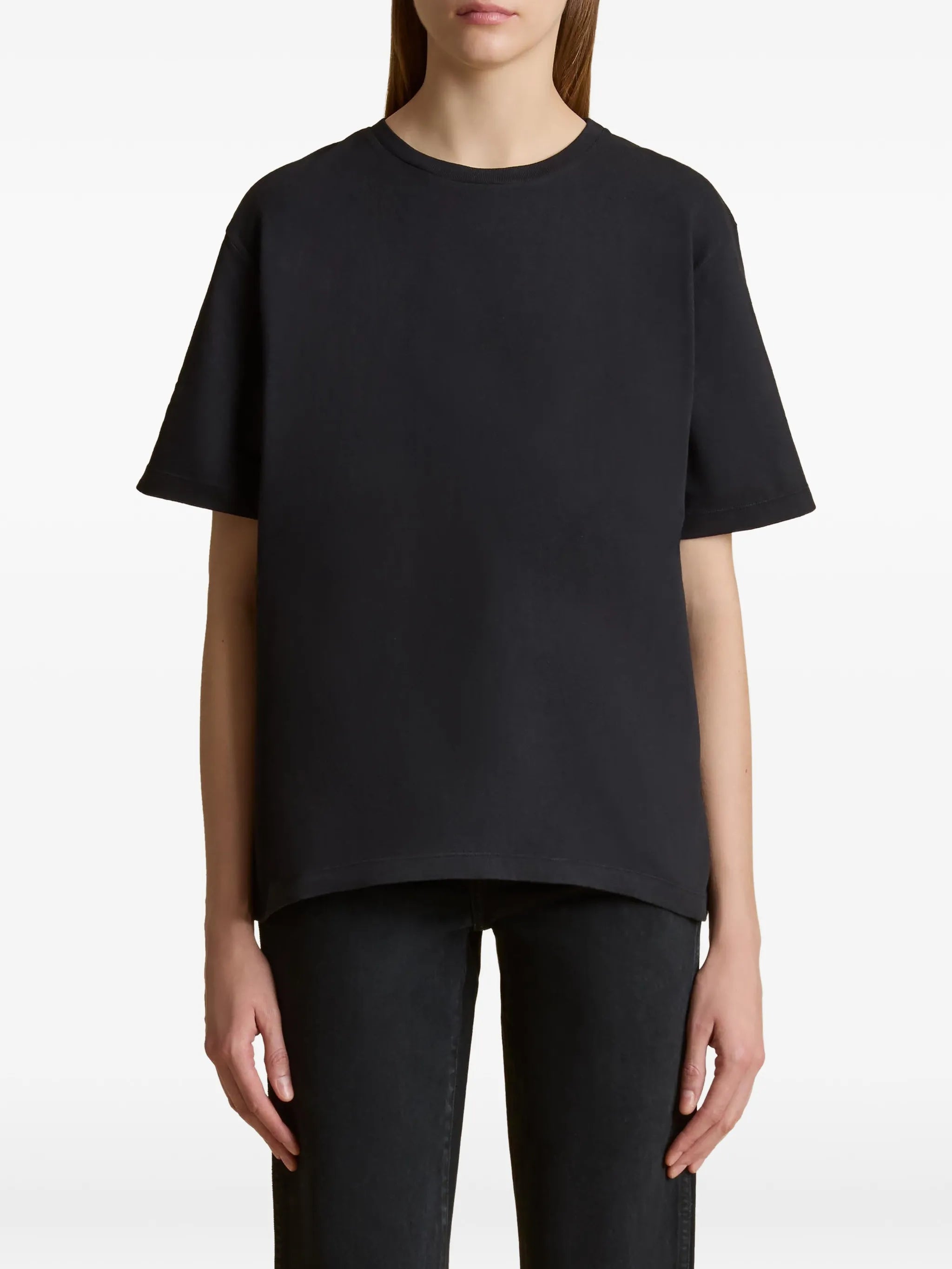 crewneck short-sleeved T-shirt