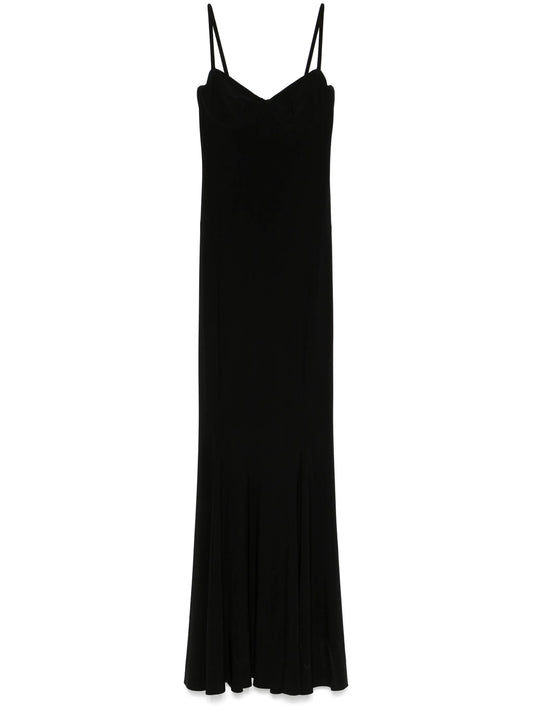 underwire-cup fishtail gown