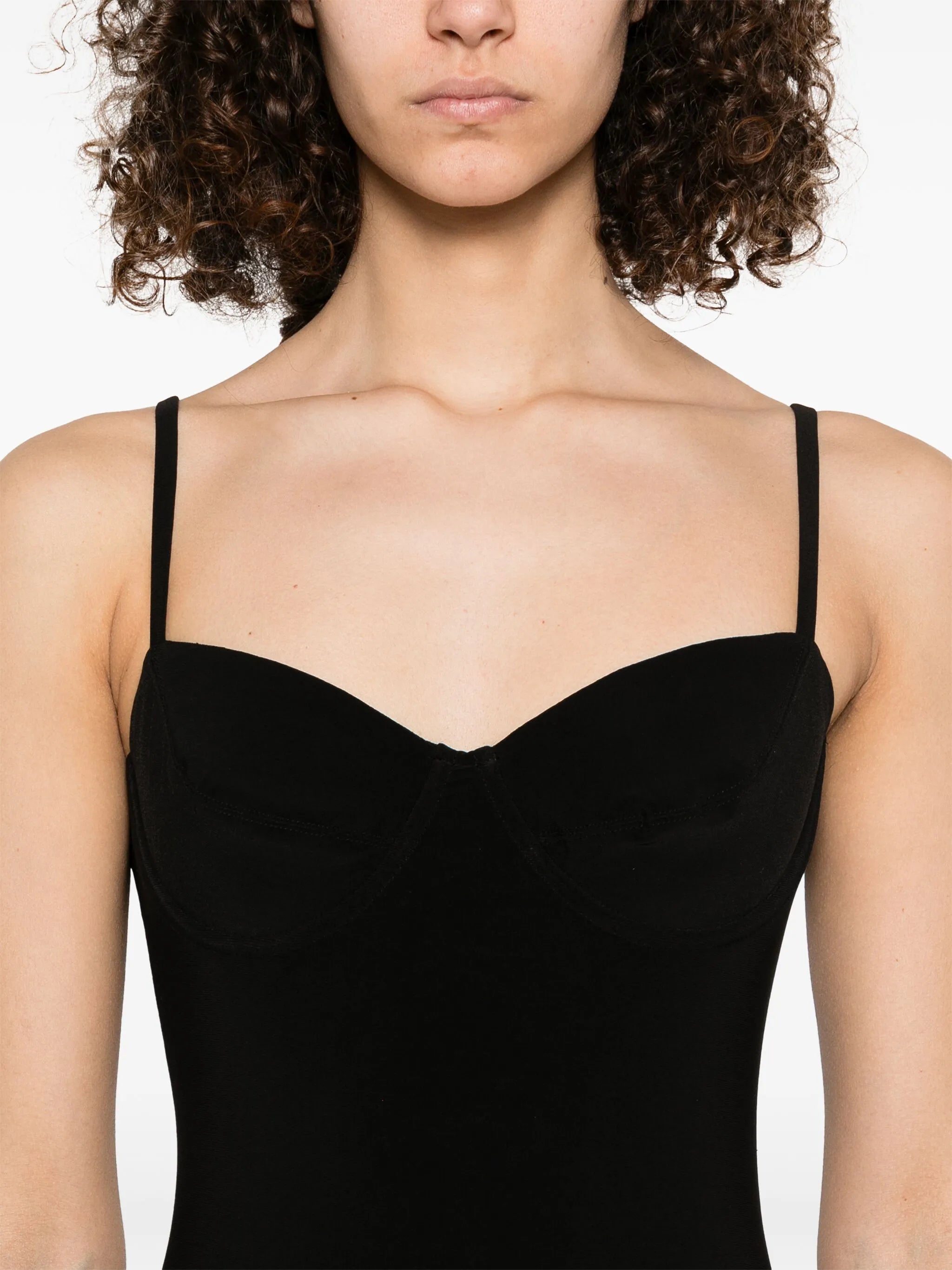 underwire-cup fishtail gown