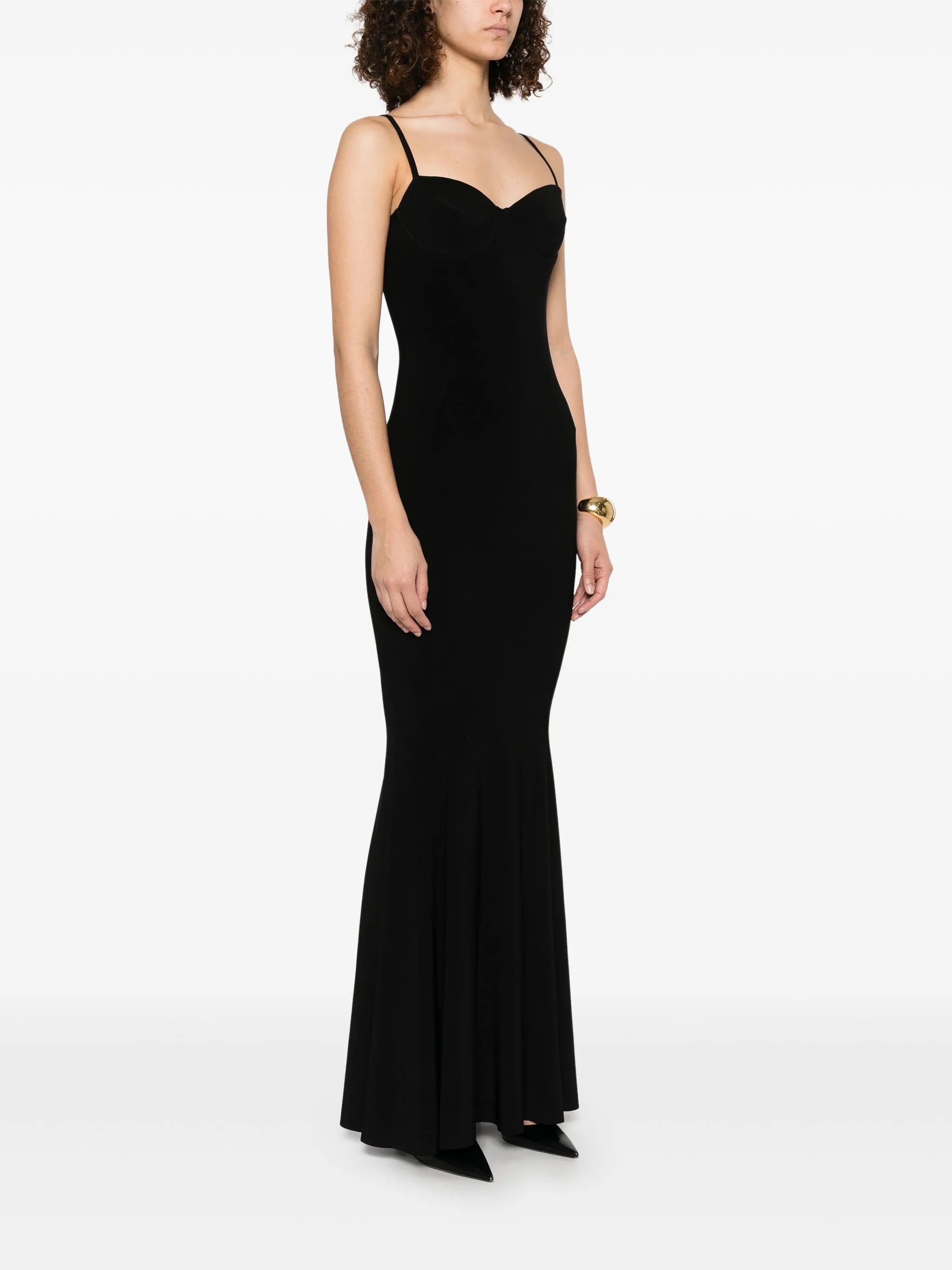 underwire-cup fishtail gown
