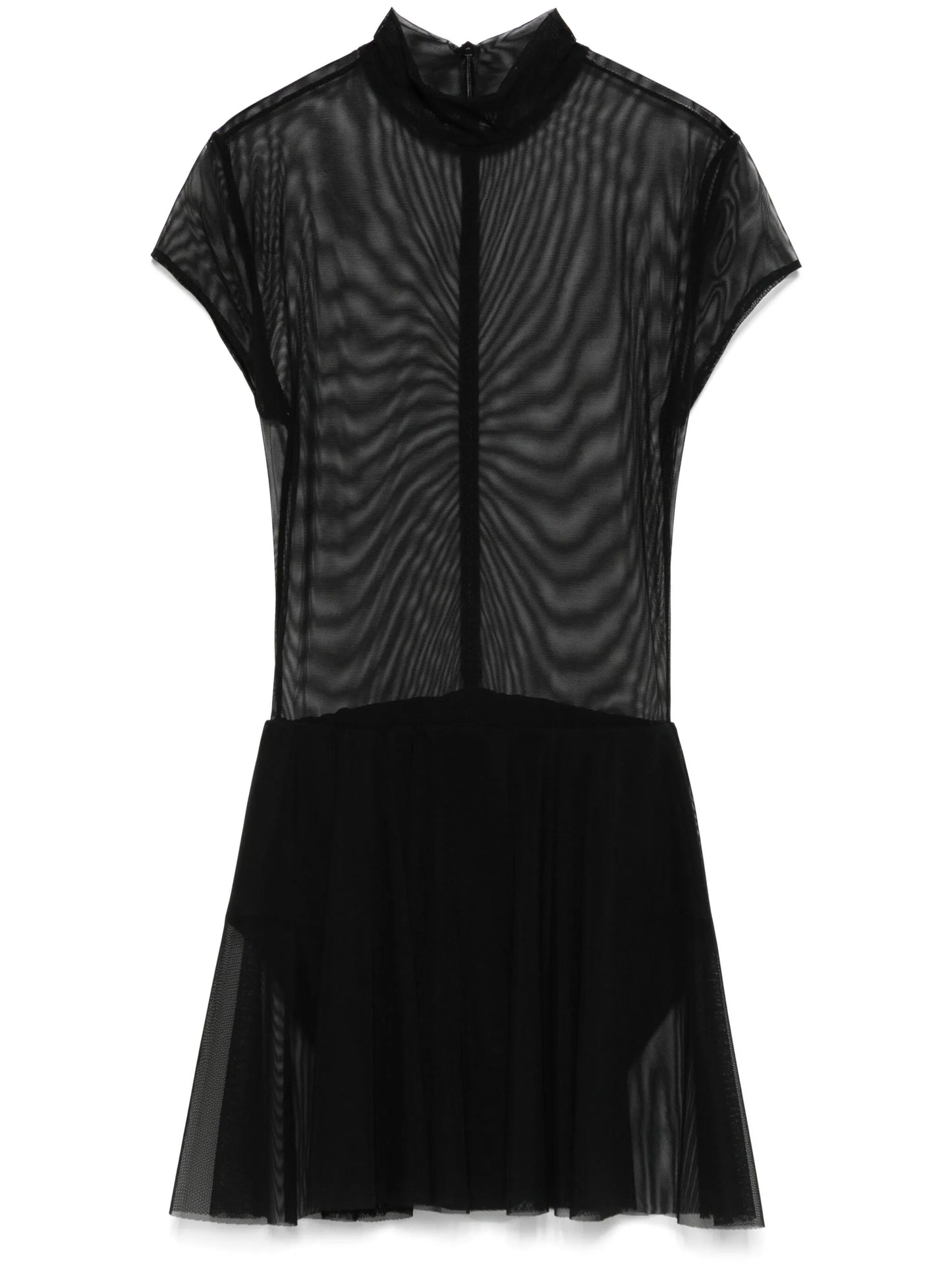 sem-sheer mini dress