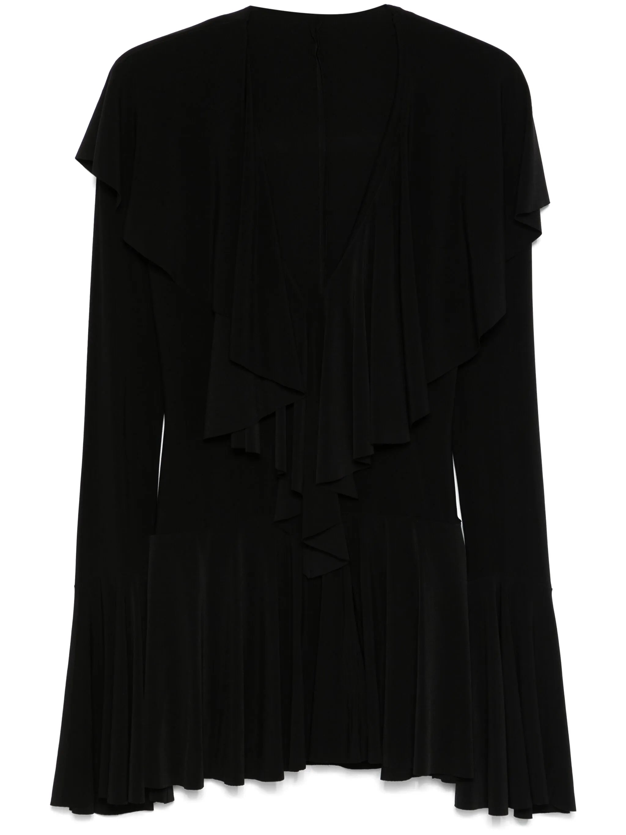 ruffled mini dress