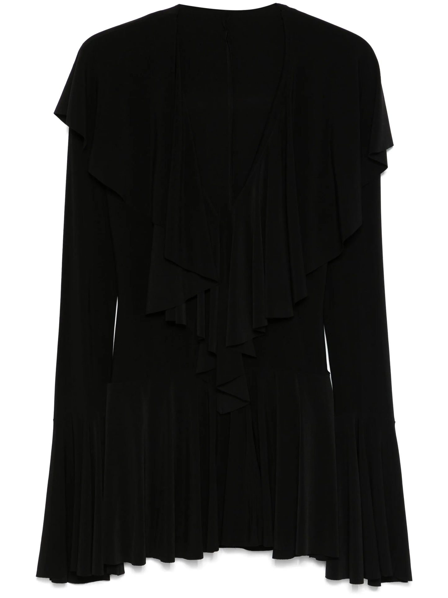 ruffled mini dress