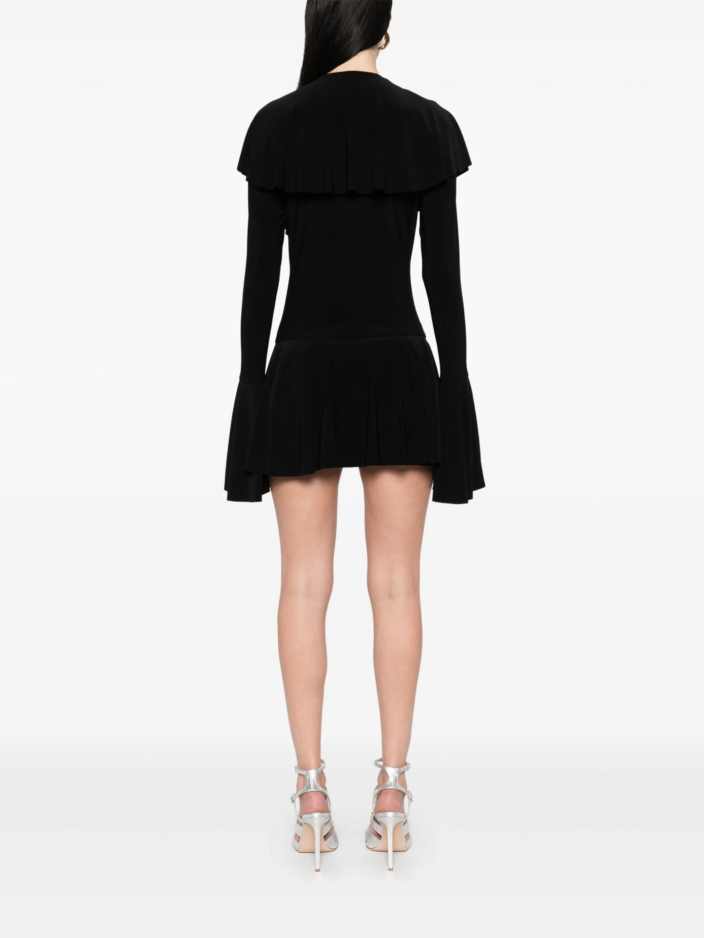 ruffled mini dress