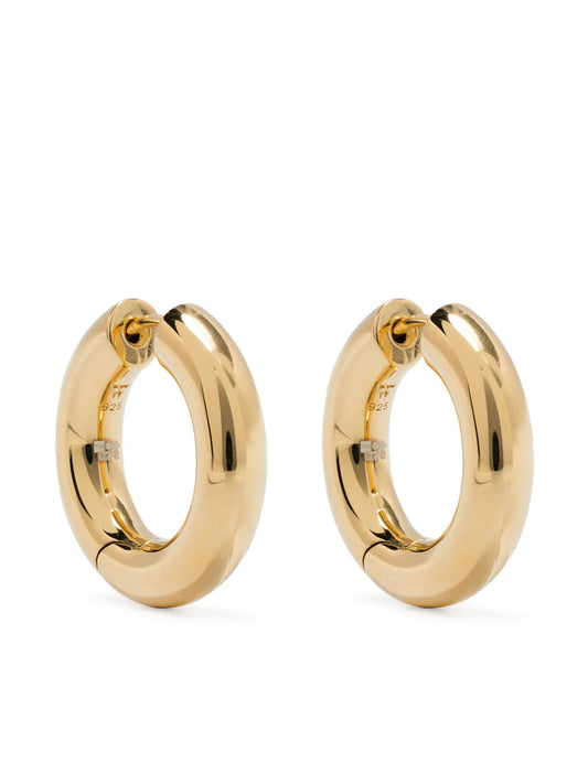 Chunky hoop earrings