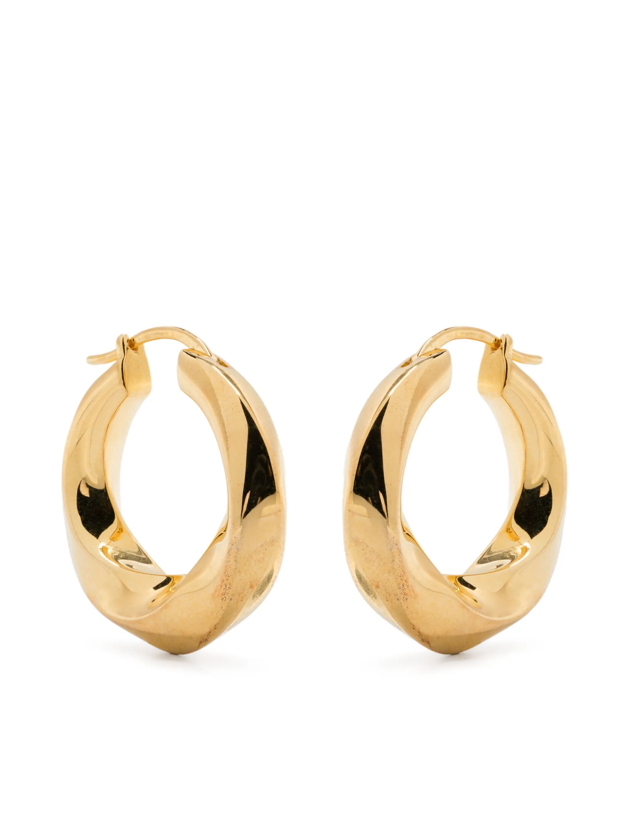 Infinity hoop earrings