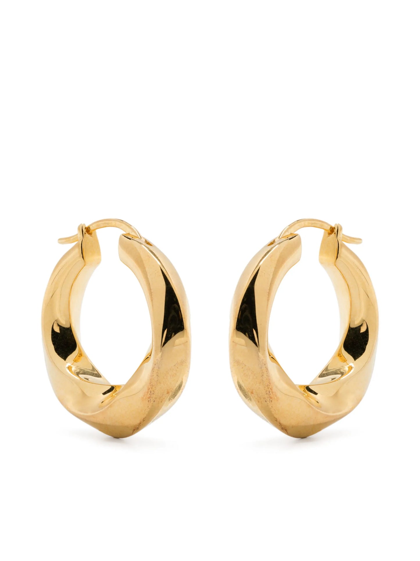 Infinity hoop earrings