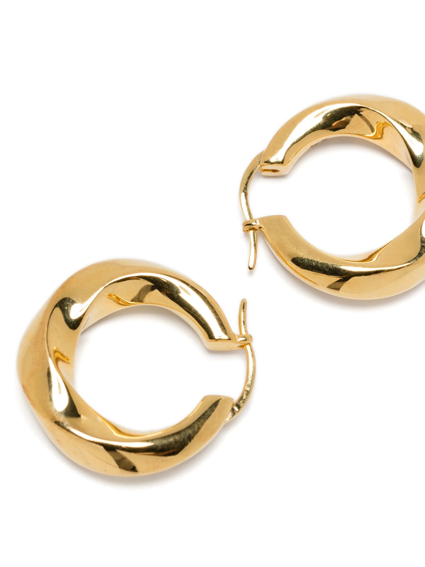Infinity hoop earrings