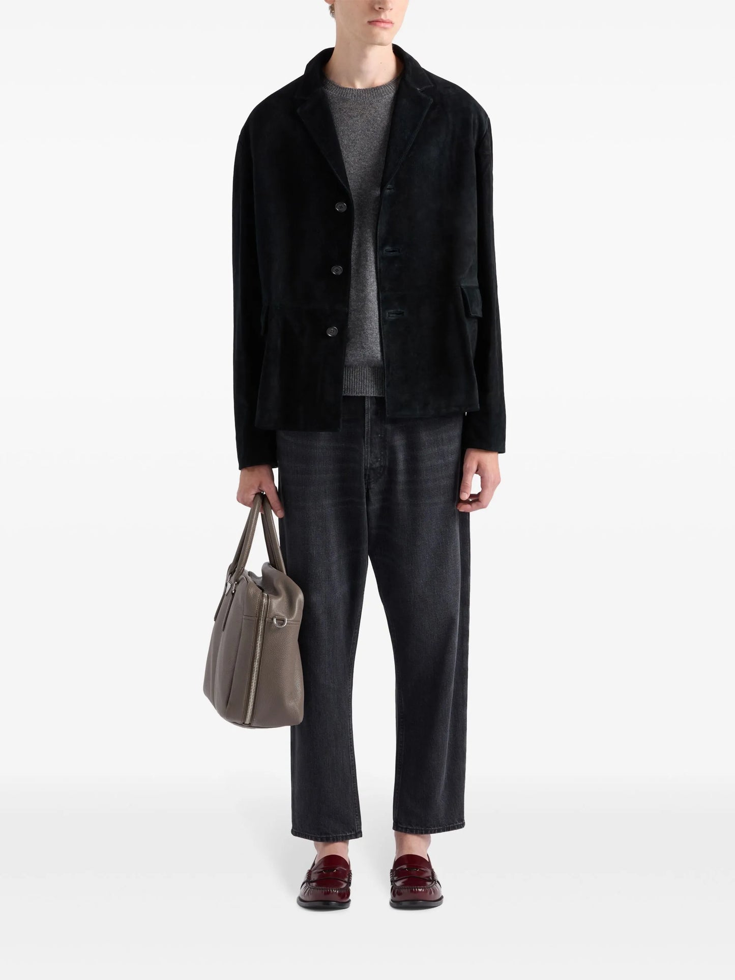 suede blazer