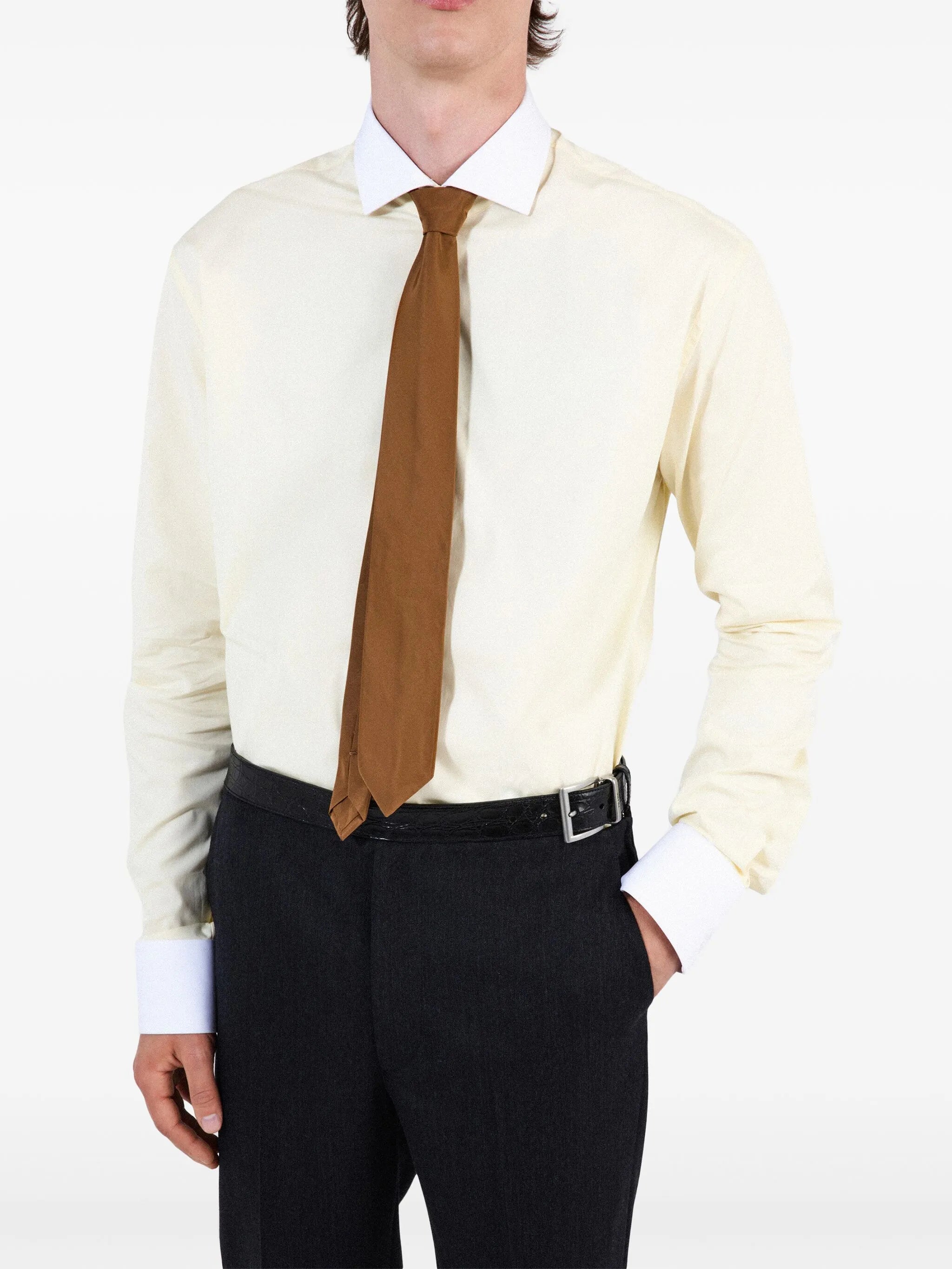 belted chino trousers