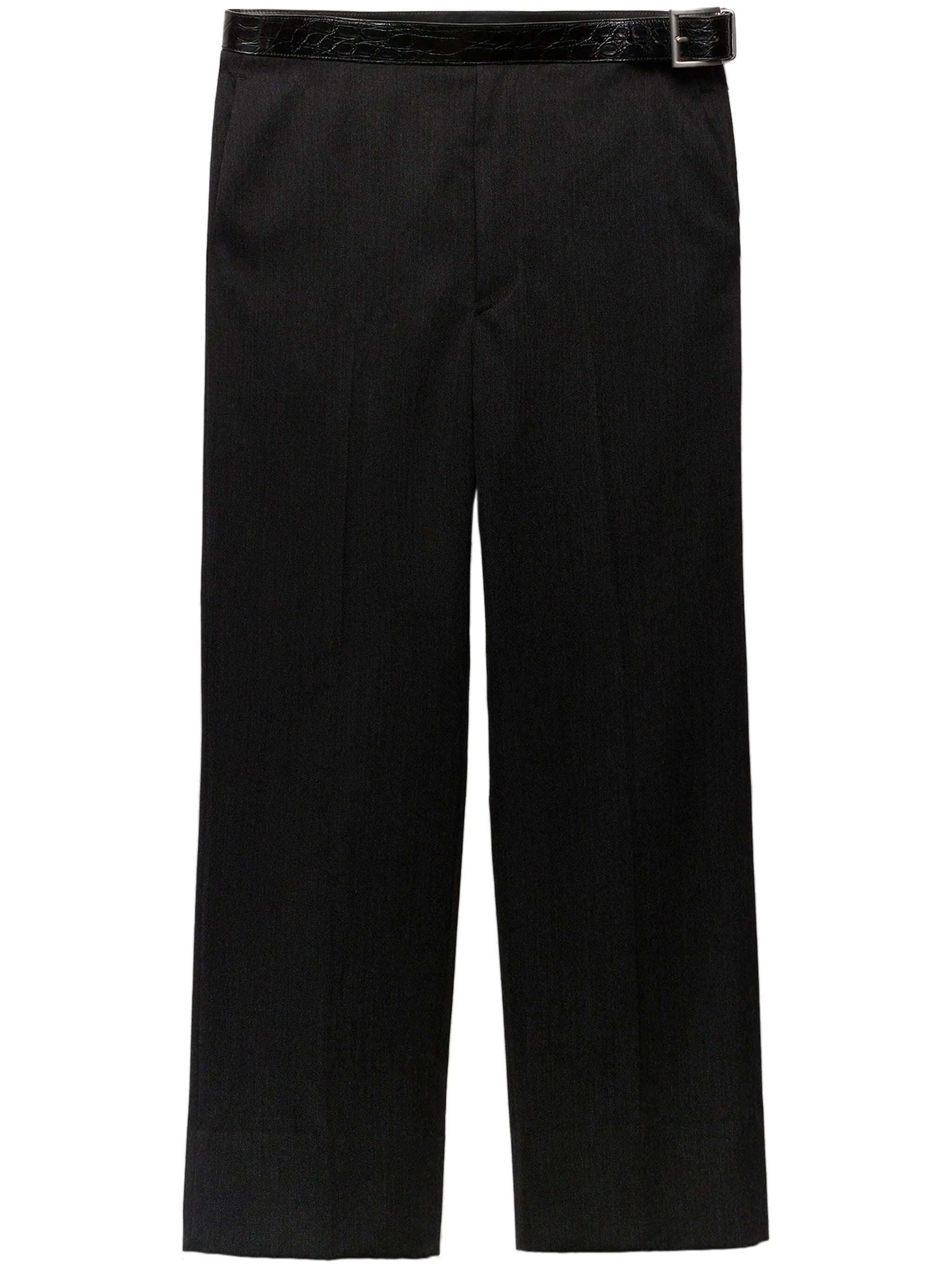 belted chino trousers
