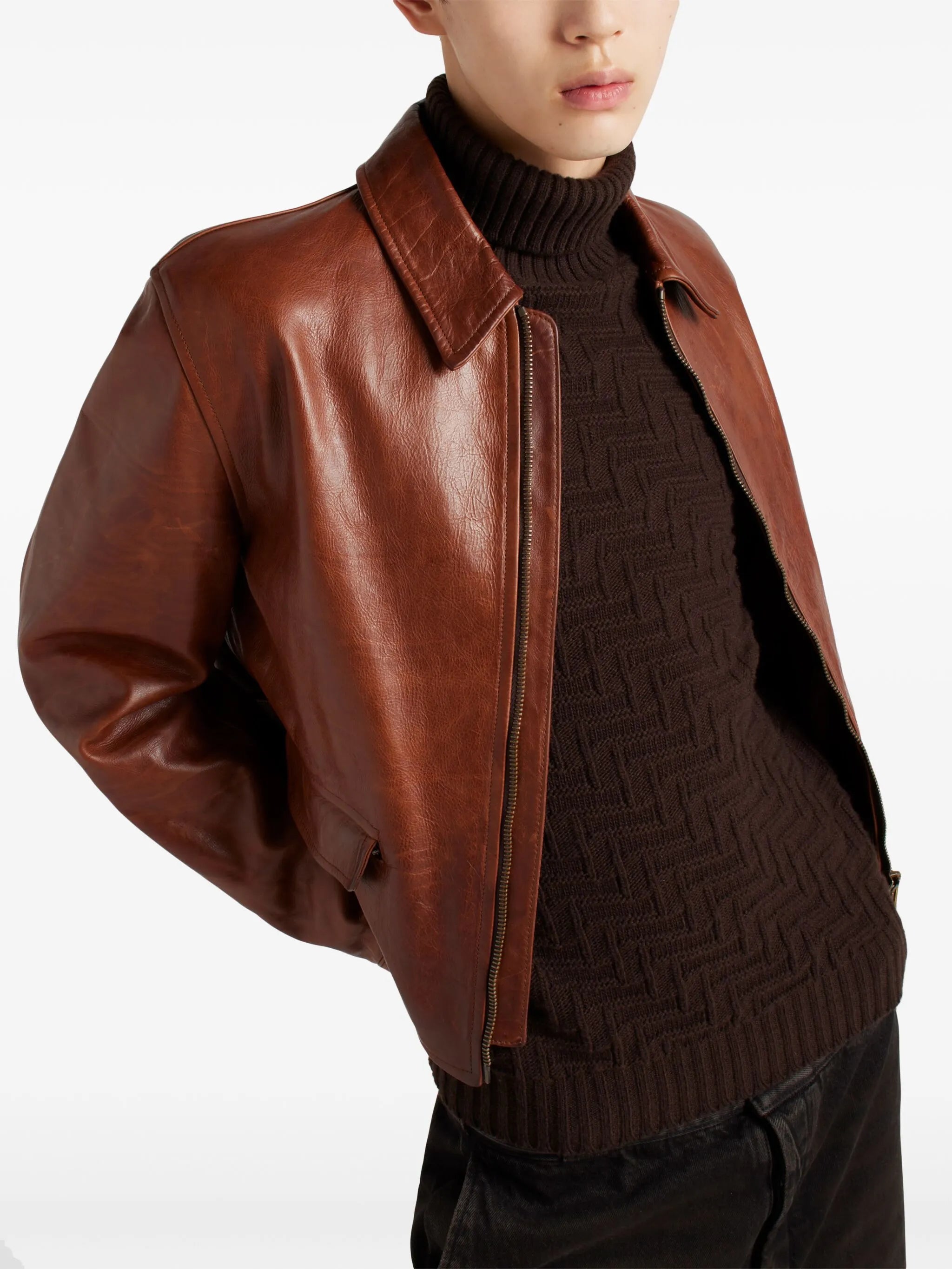 leather jacket